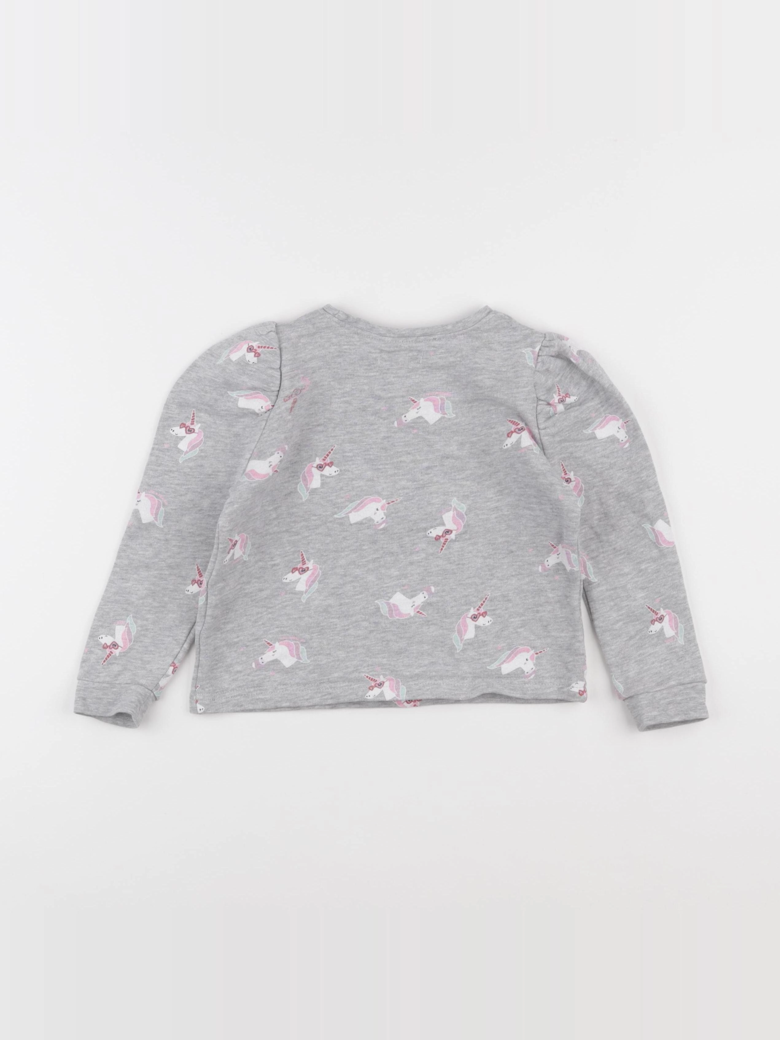 Vertbaudet - sweat gris - 3 ans