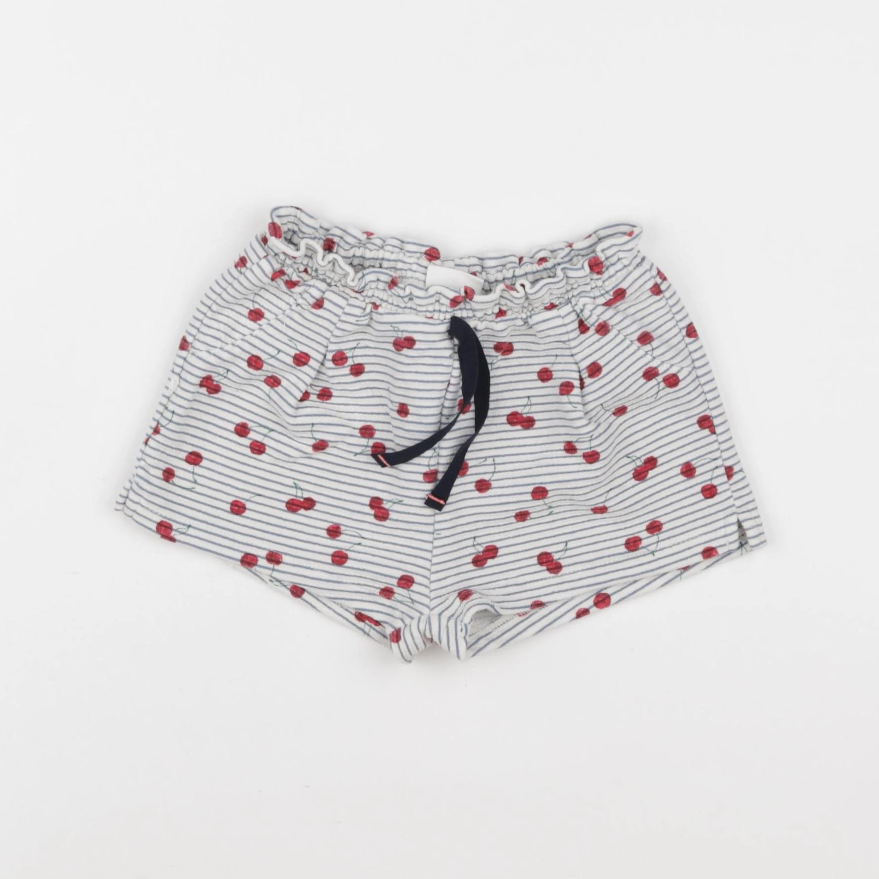 Zara - short bleu, rouge - 9/12 mois