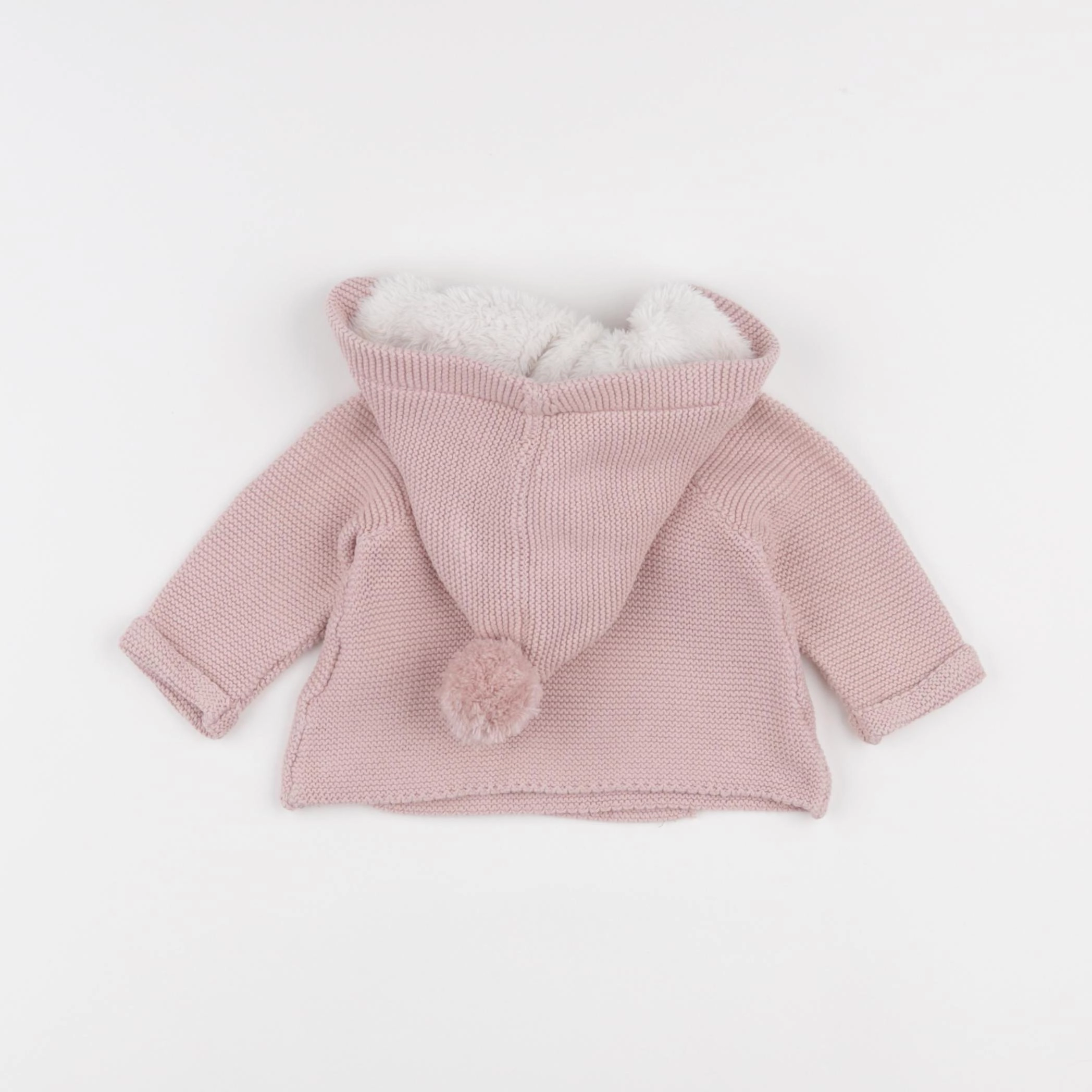 Vertbaudet - gilet rose - 1 mois