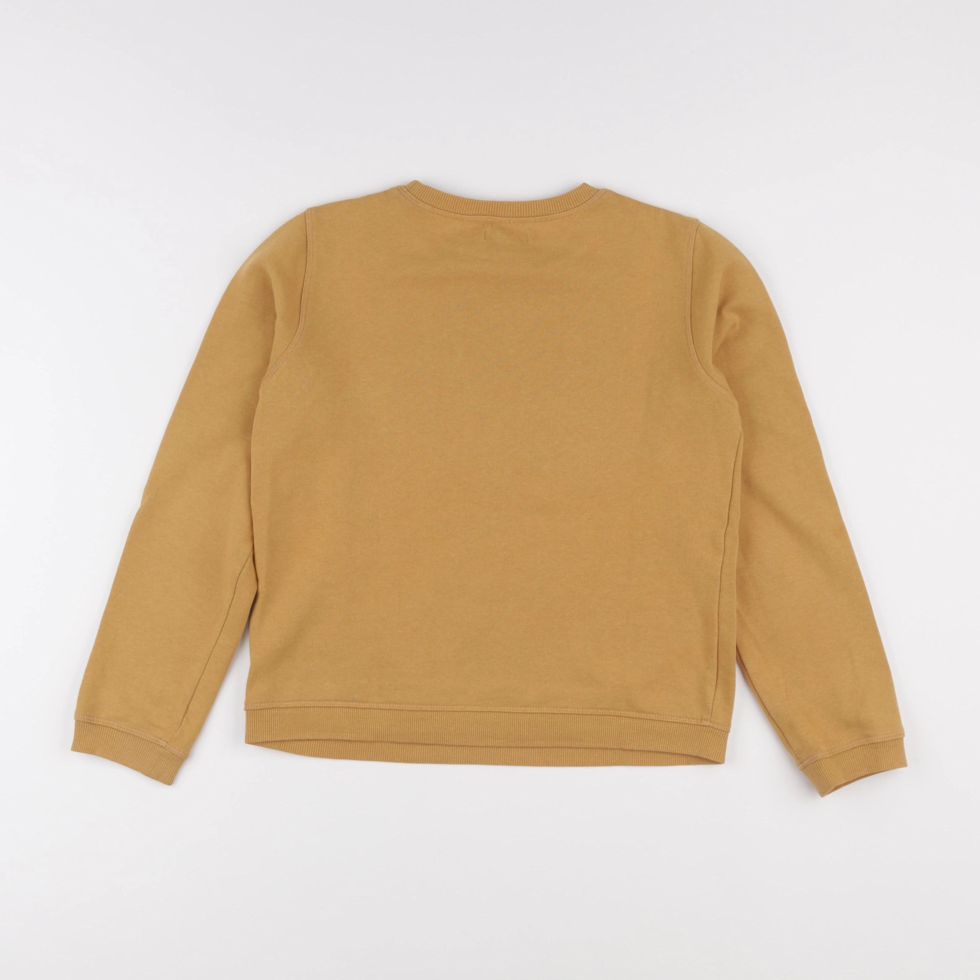 Vertbaudet - sweat jaune - 10 ans
