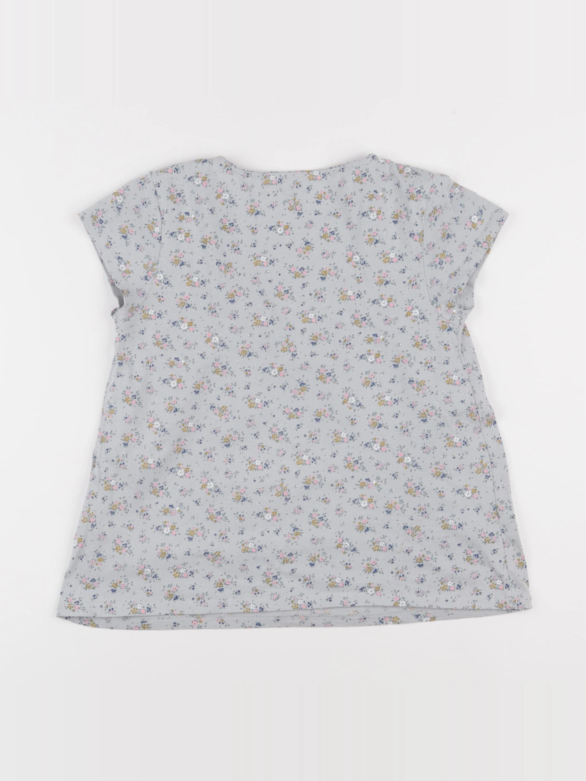 Vertbaudet - tee-shirt bleu - 8 ans