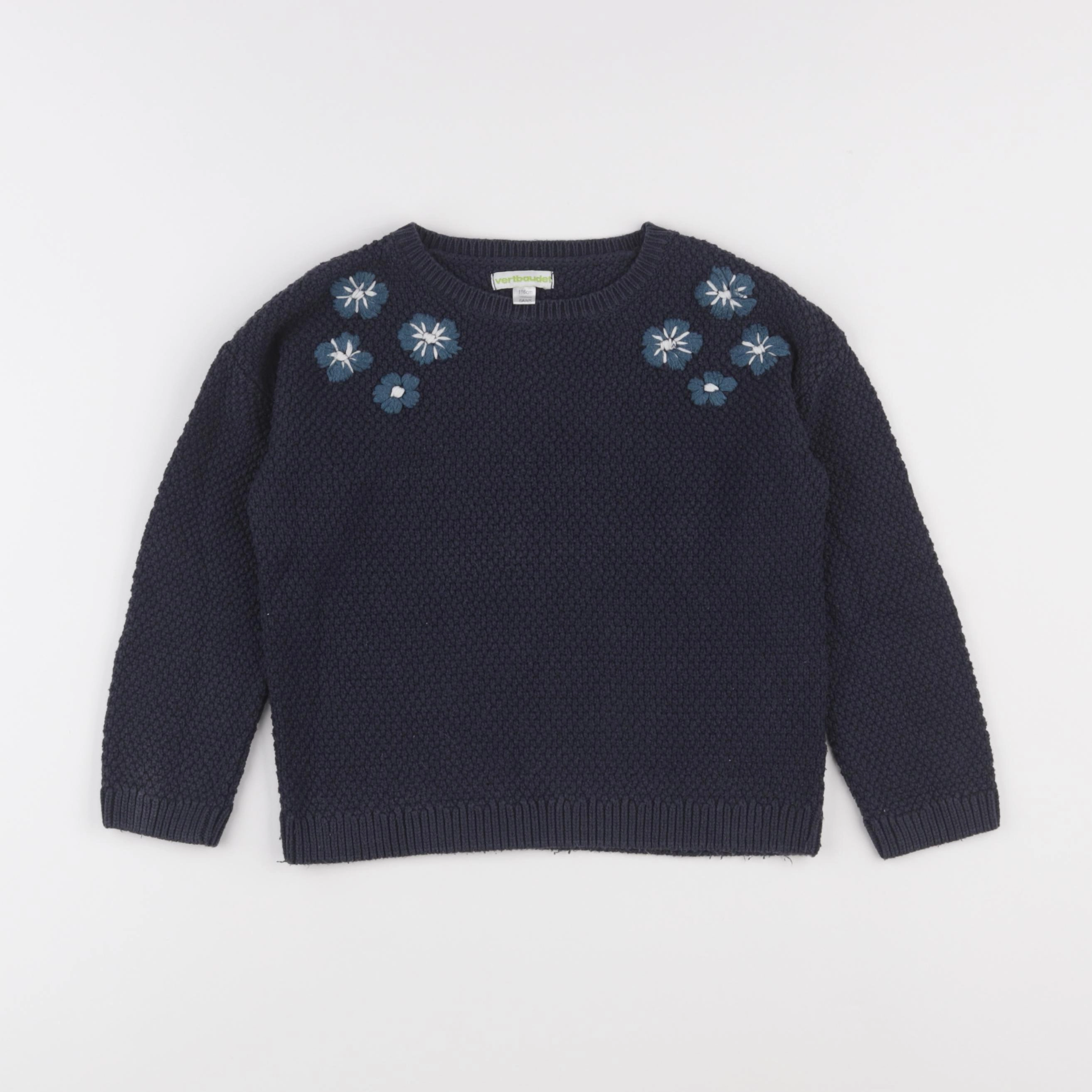 Vertbaudet - pull bleu - 6 ans