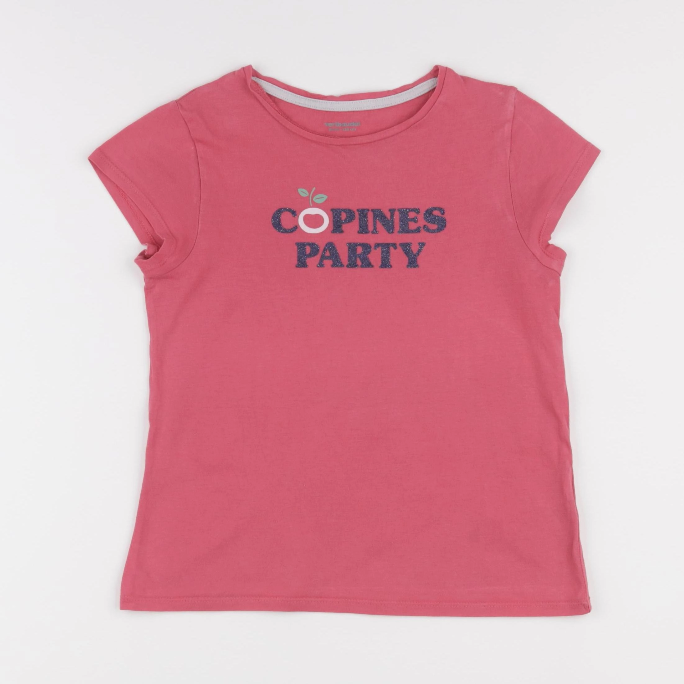 Vertbaudet - tee-shirt rose - 8 ans