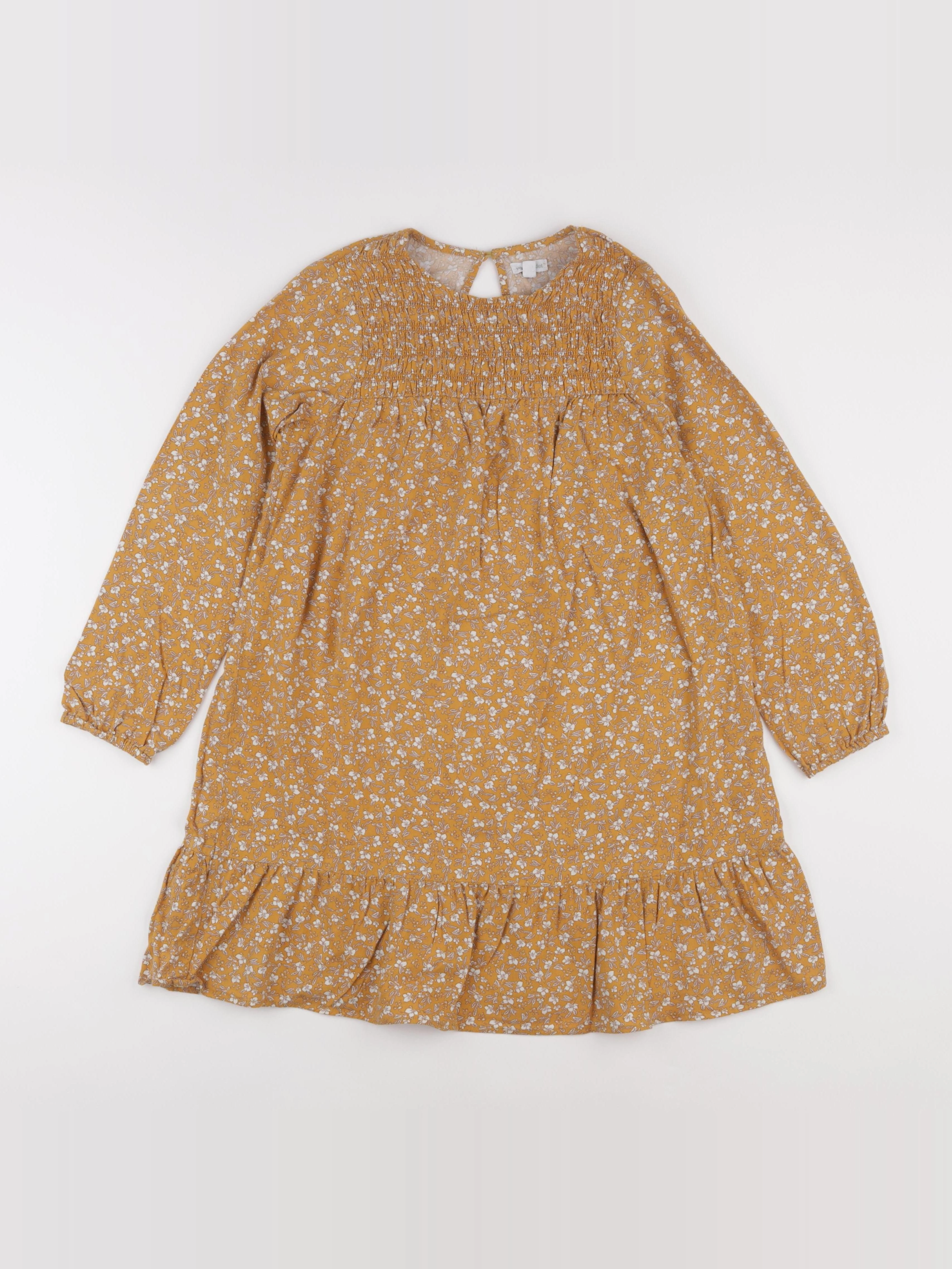 Vertbaudet - robe jaune - 10 ans