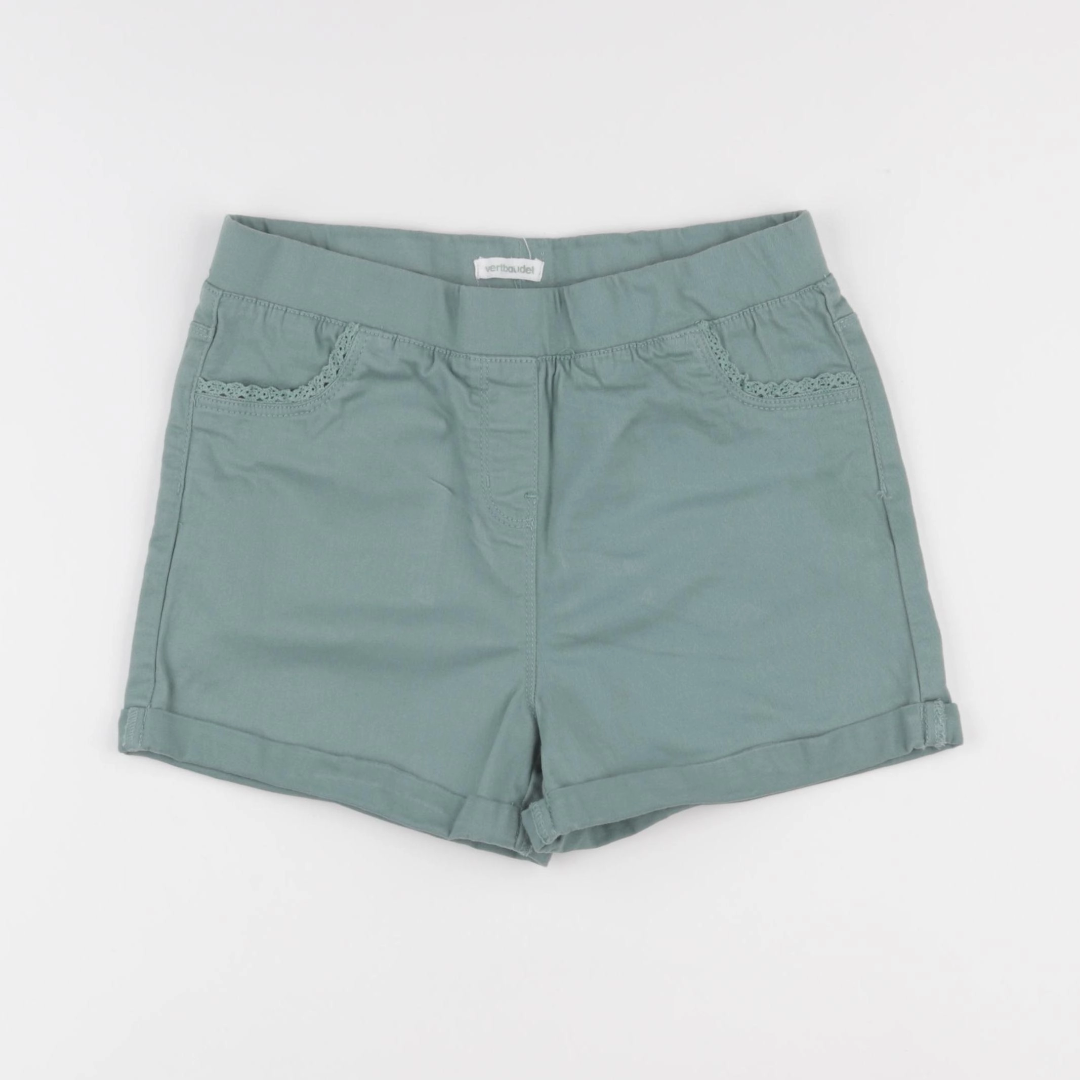 Vertbaudet - short vert - 11/12 ans