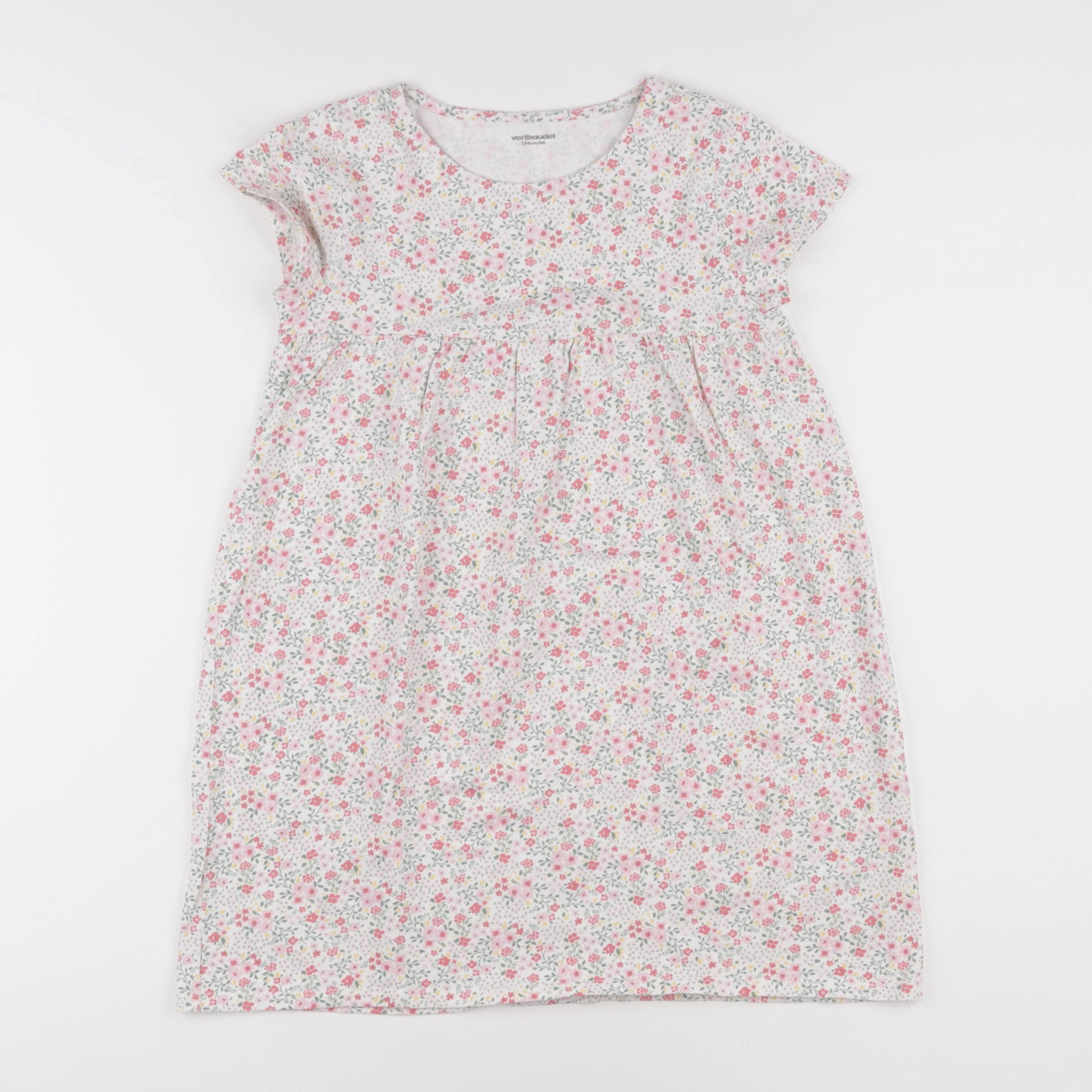 Vertbaudet - robe blanc - 9 ans