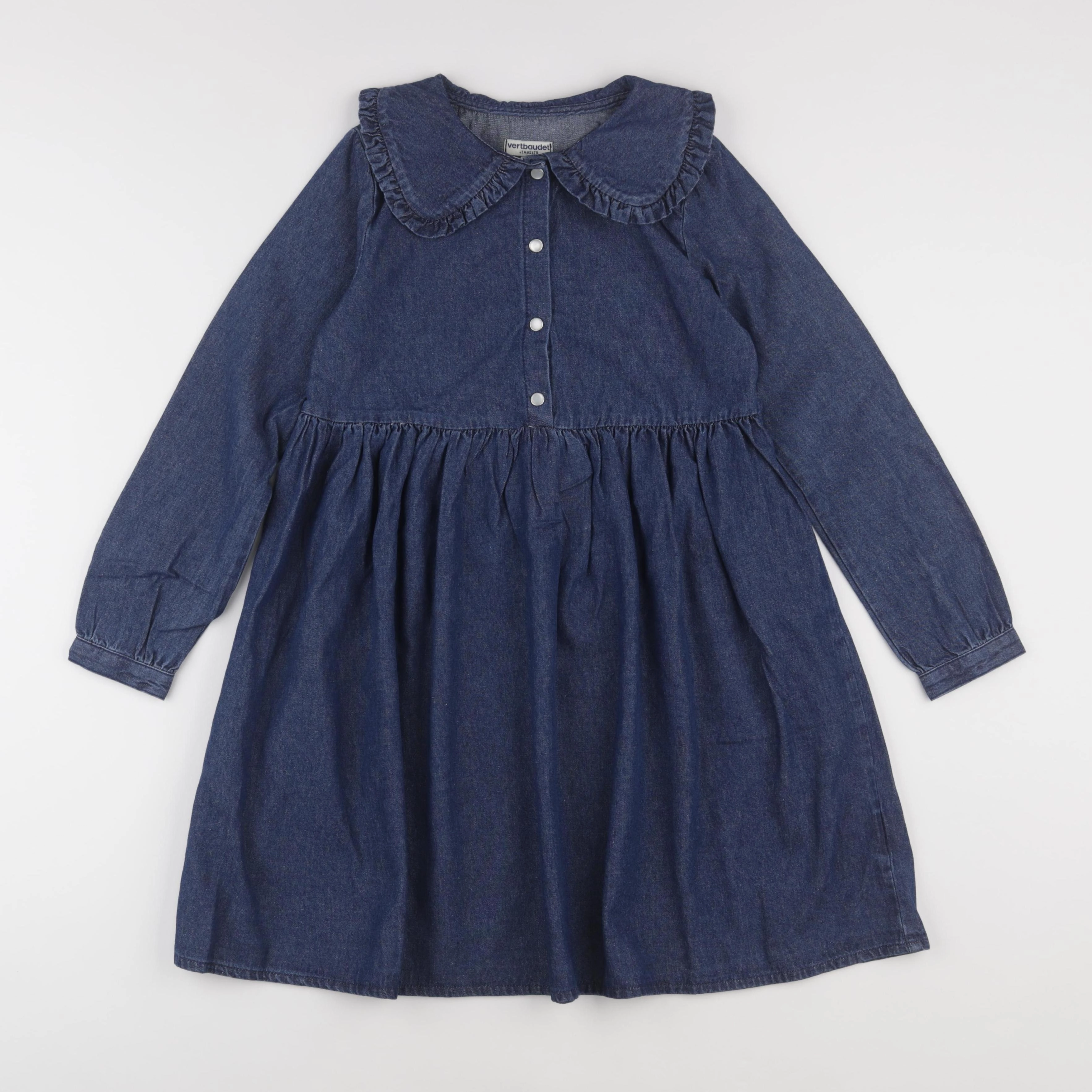 Vertbaudet - robe bleu - 10 ans