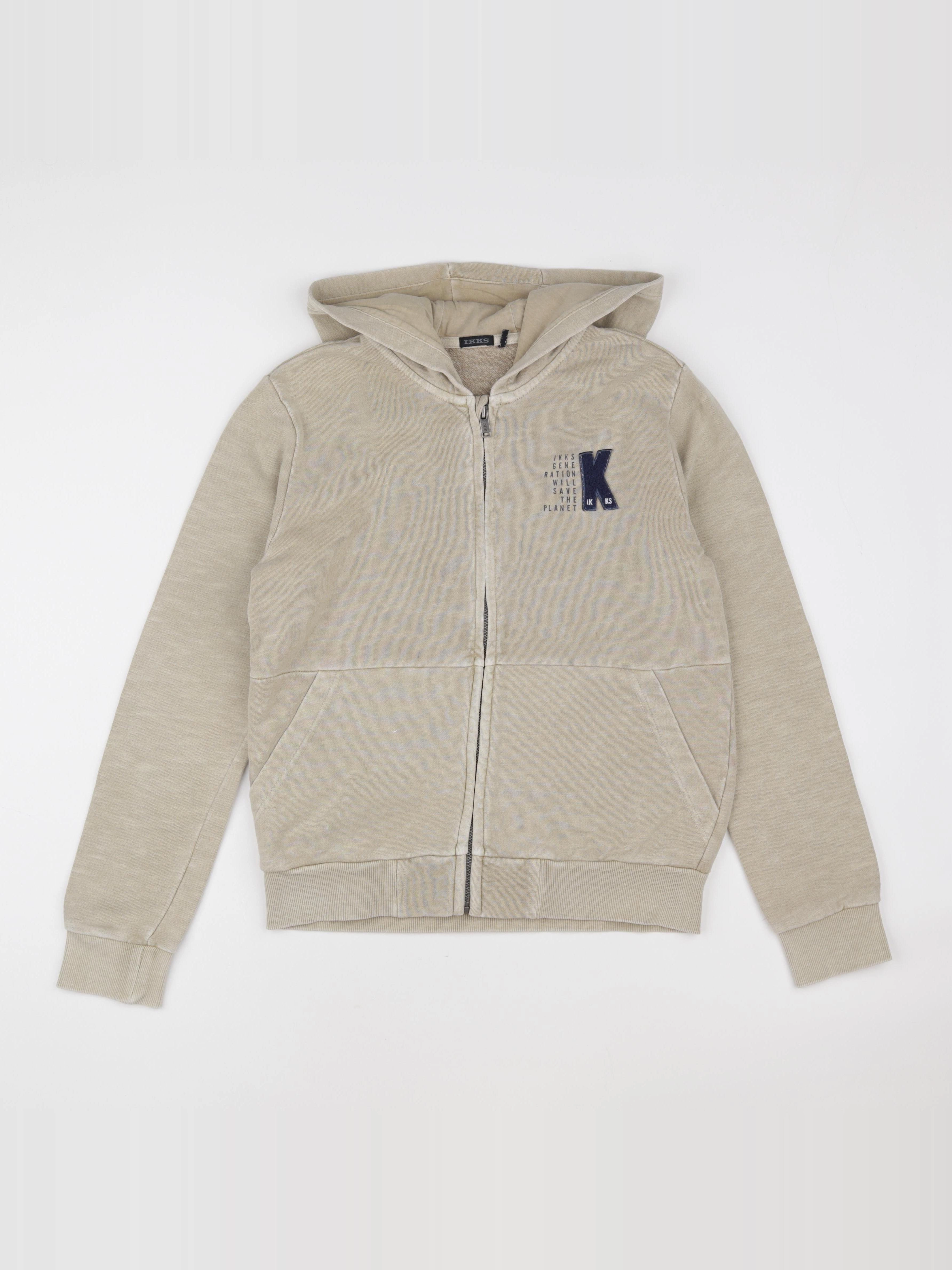 IKKS - sweat beige - 14 ans