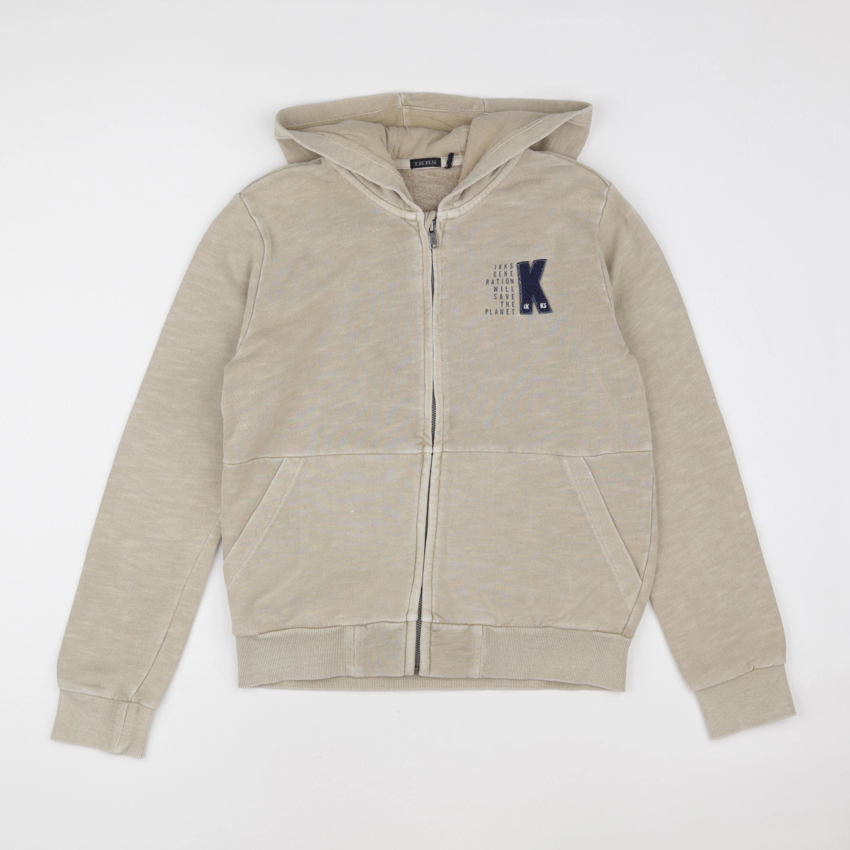 IKKS - sweat beige - 14 ans