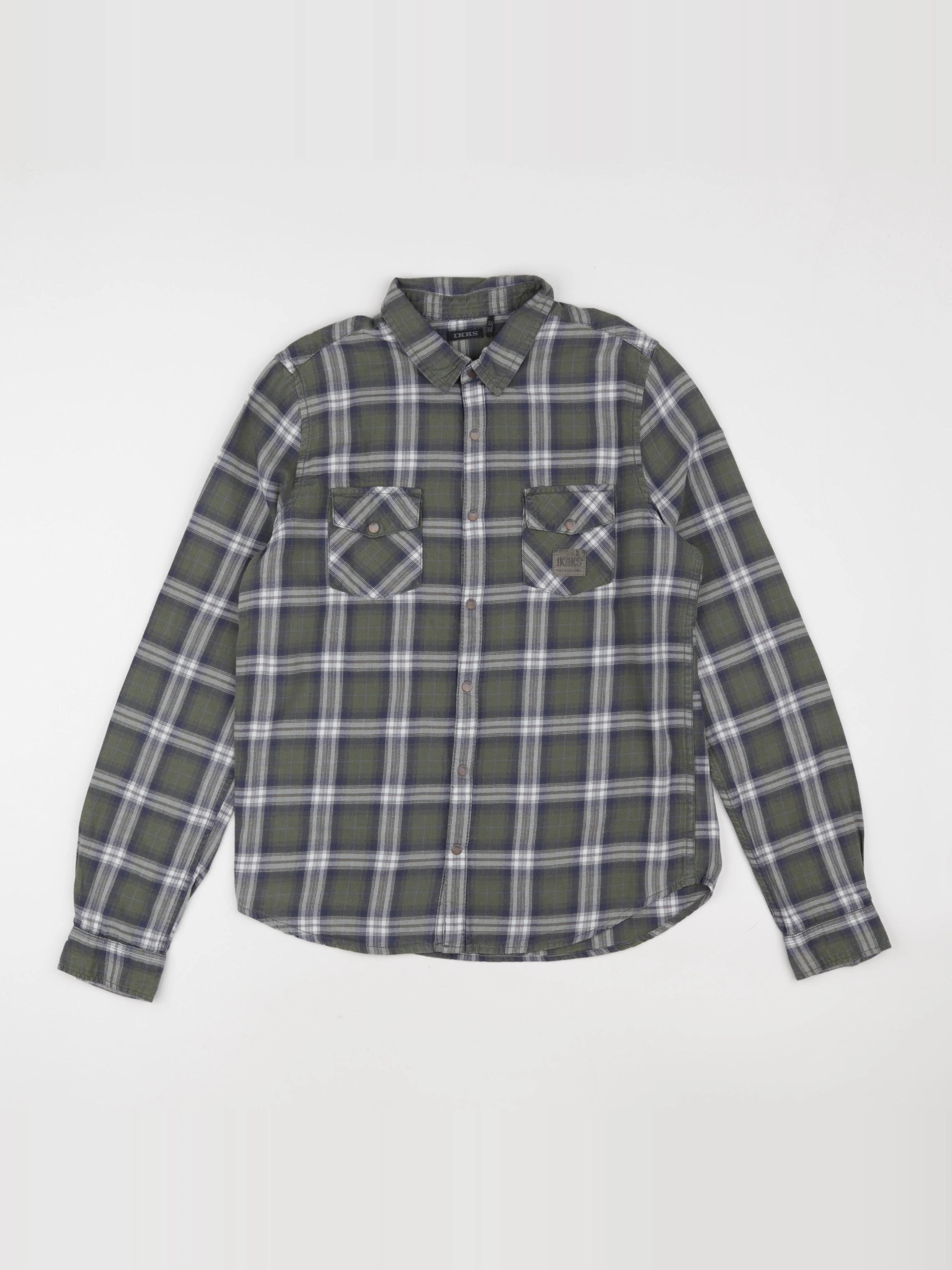 IKKS - chemise vert - 14 ans