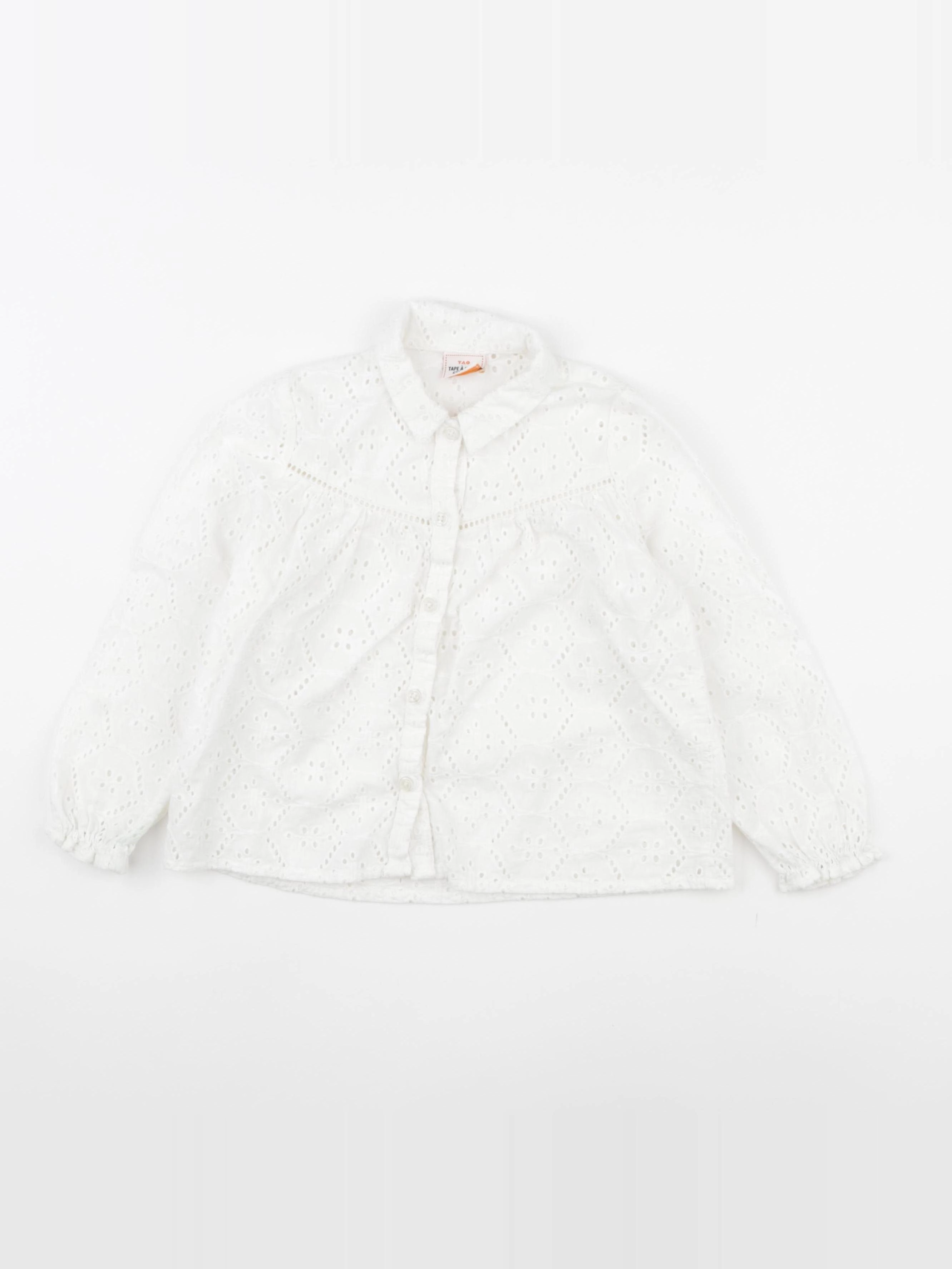 Tape à l'oeil - blouse blanc - 4 ans