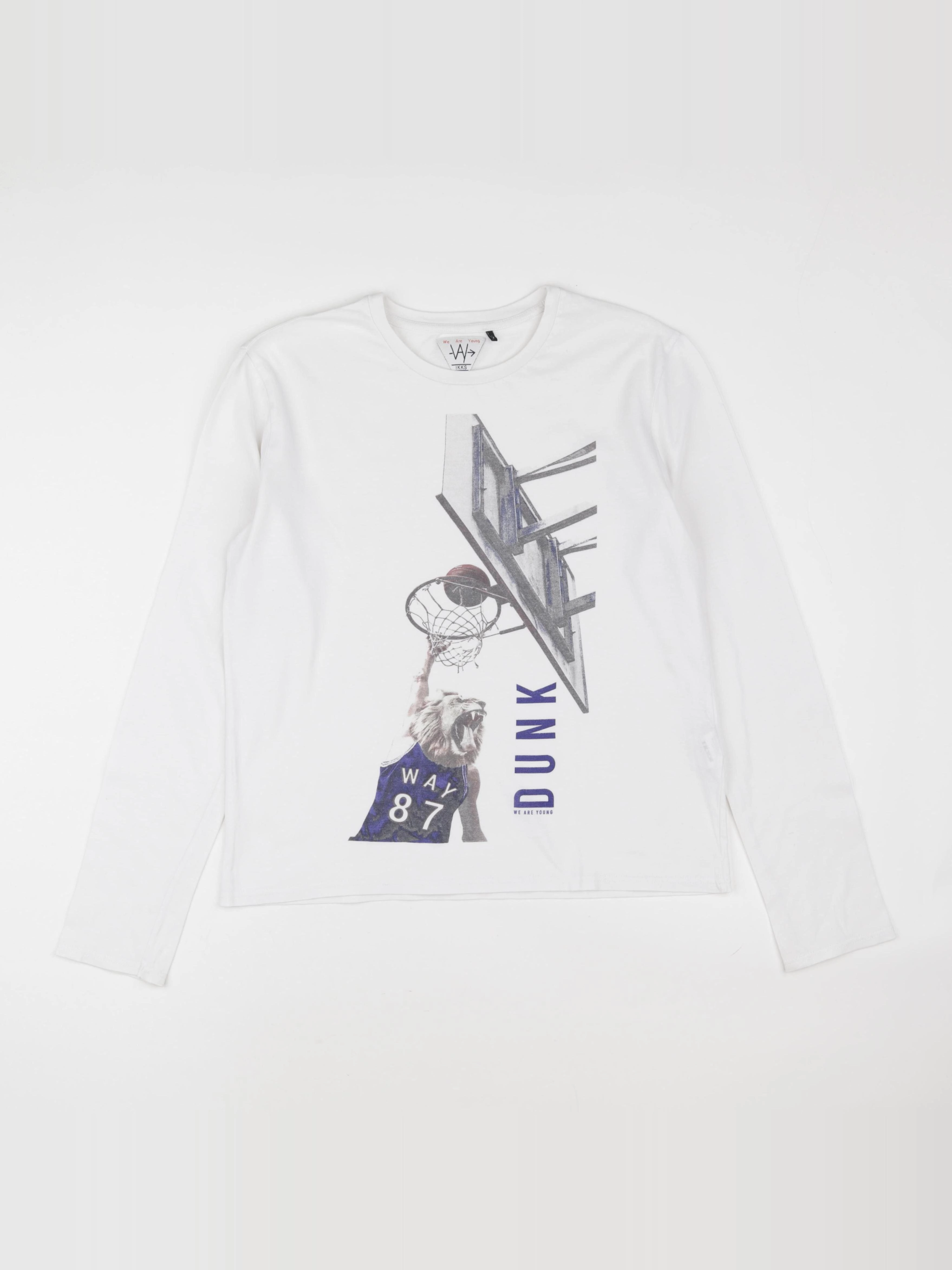 IKKS - tee-shirt blanc - 12 ans
