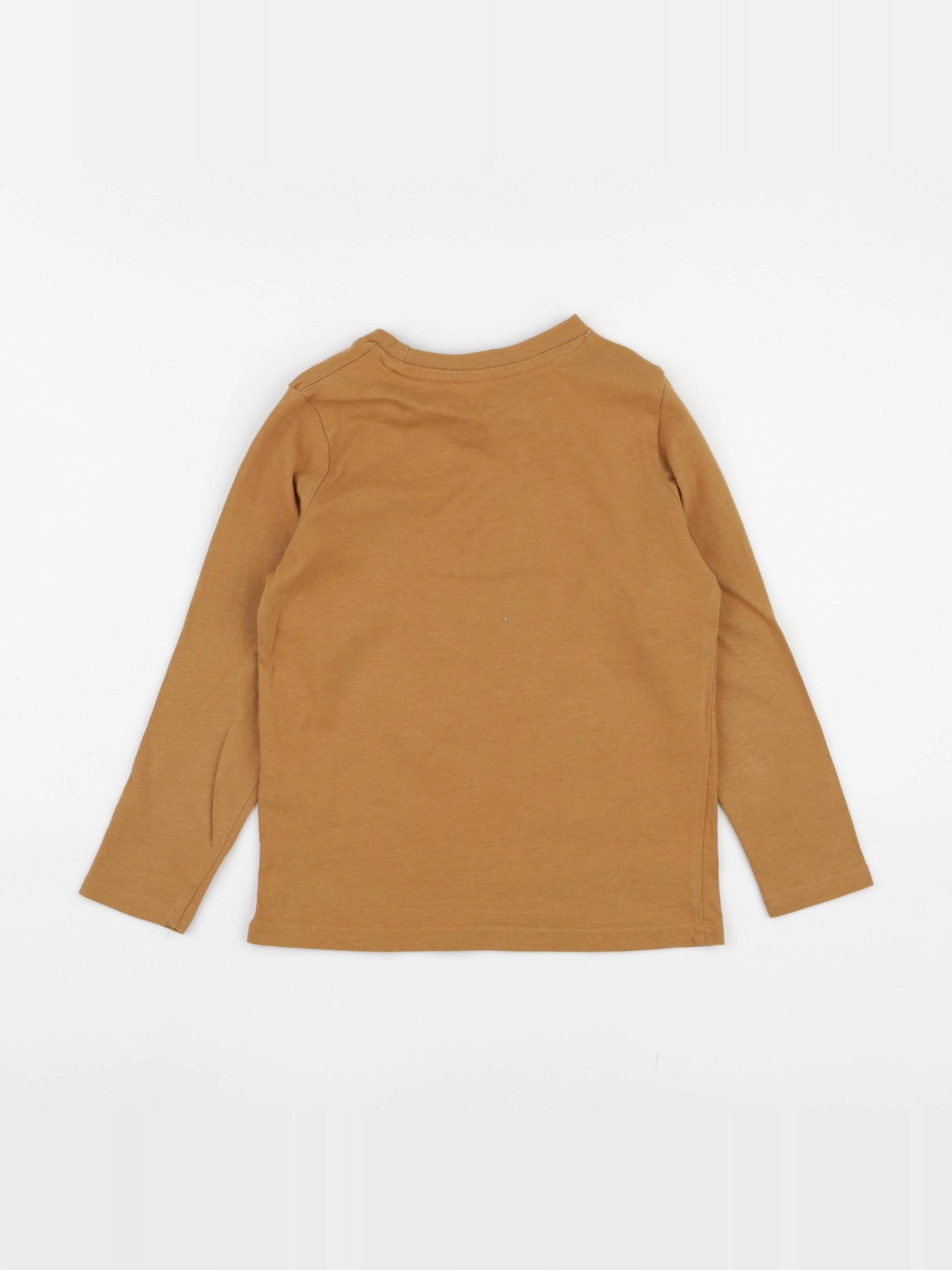 Vertbaudet - tee-shirt marron - 5 ans