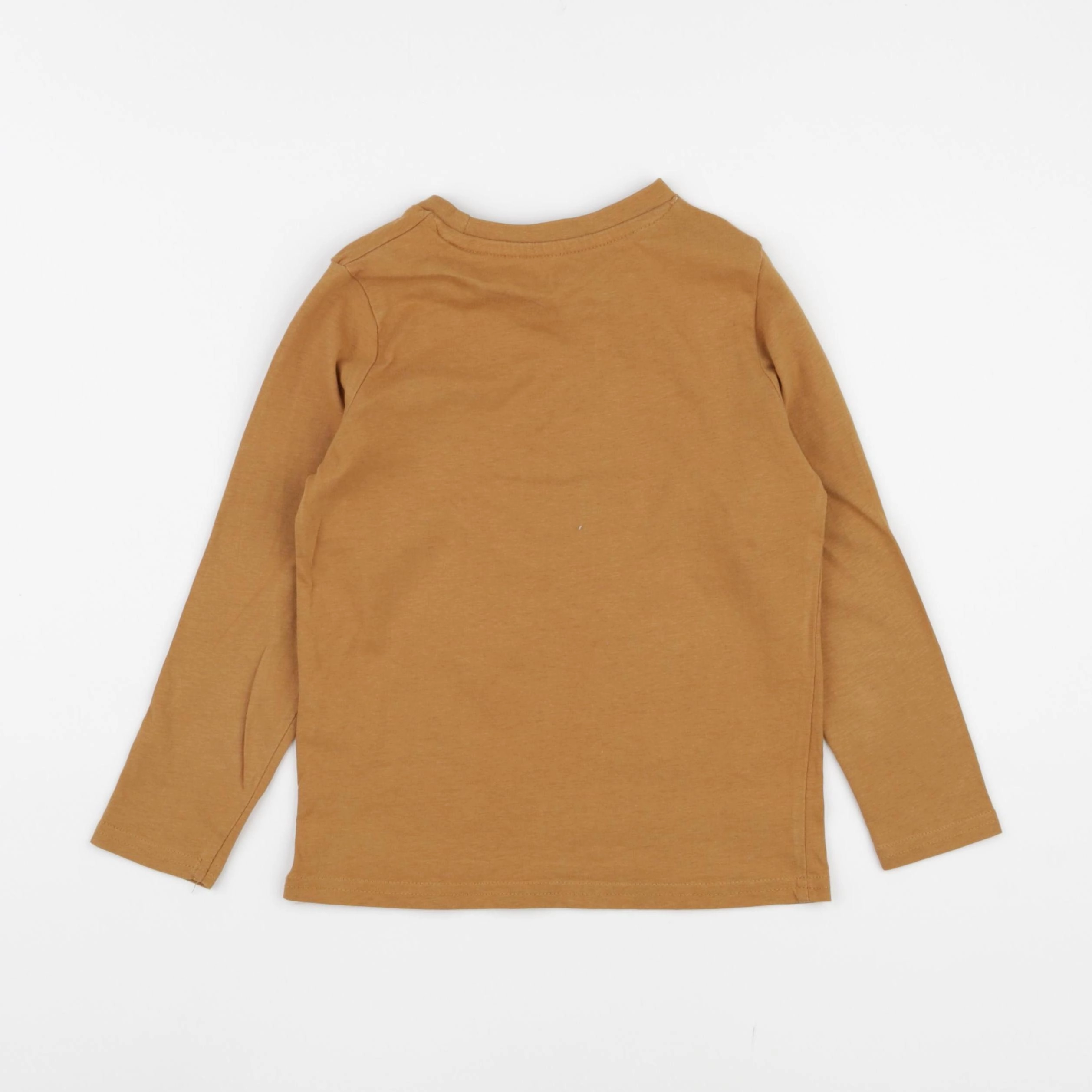 Vertbaudet - tee-shirt marron - 5 ans