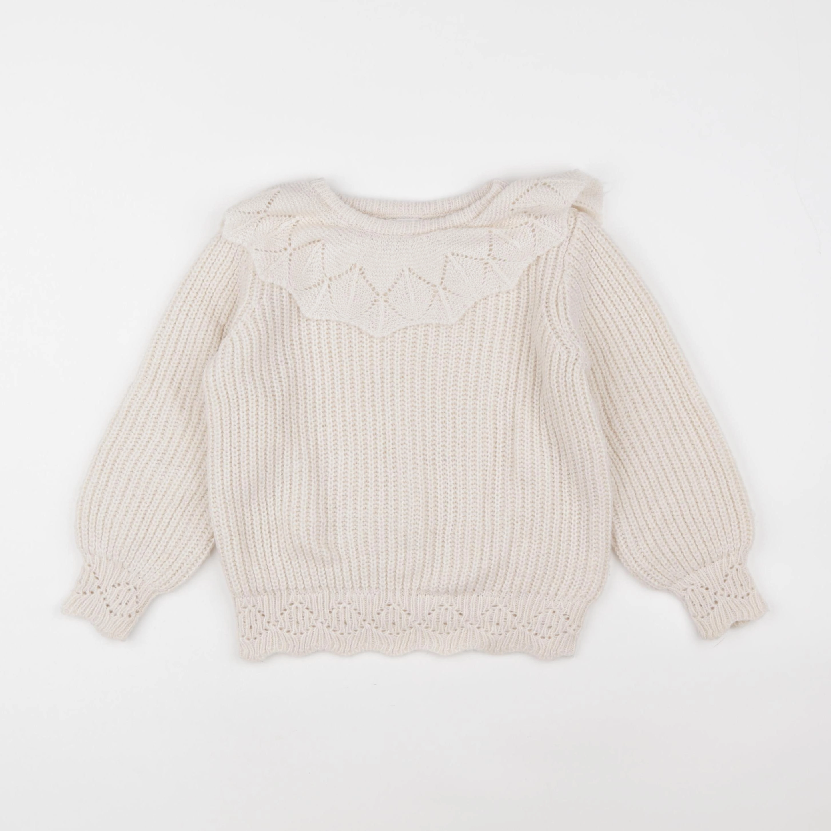 Vertbaudet - pull blanc - 5 ans