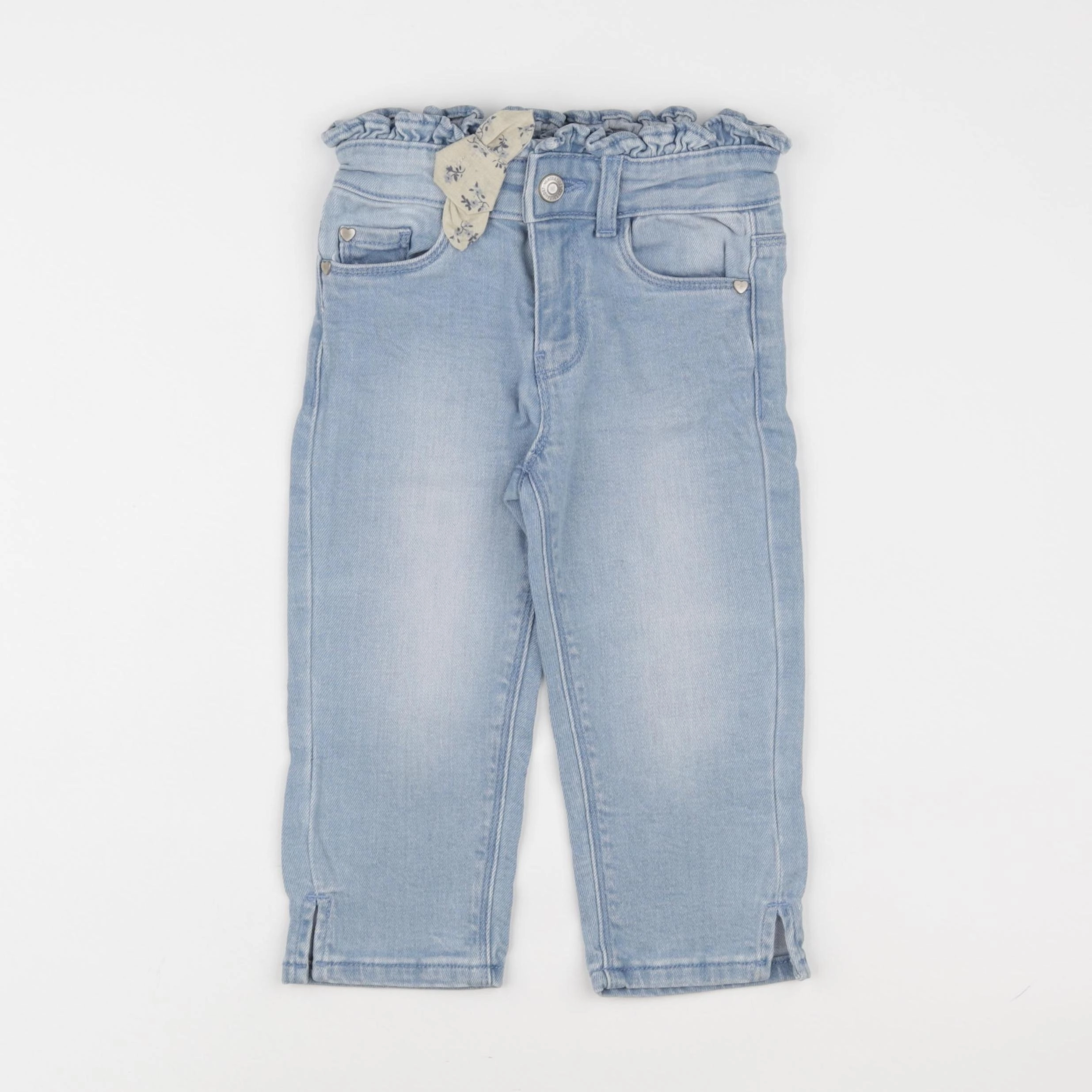 Vertbaudet - pantacourt bleu - 5 ans
