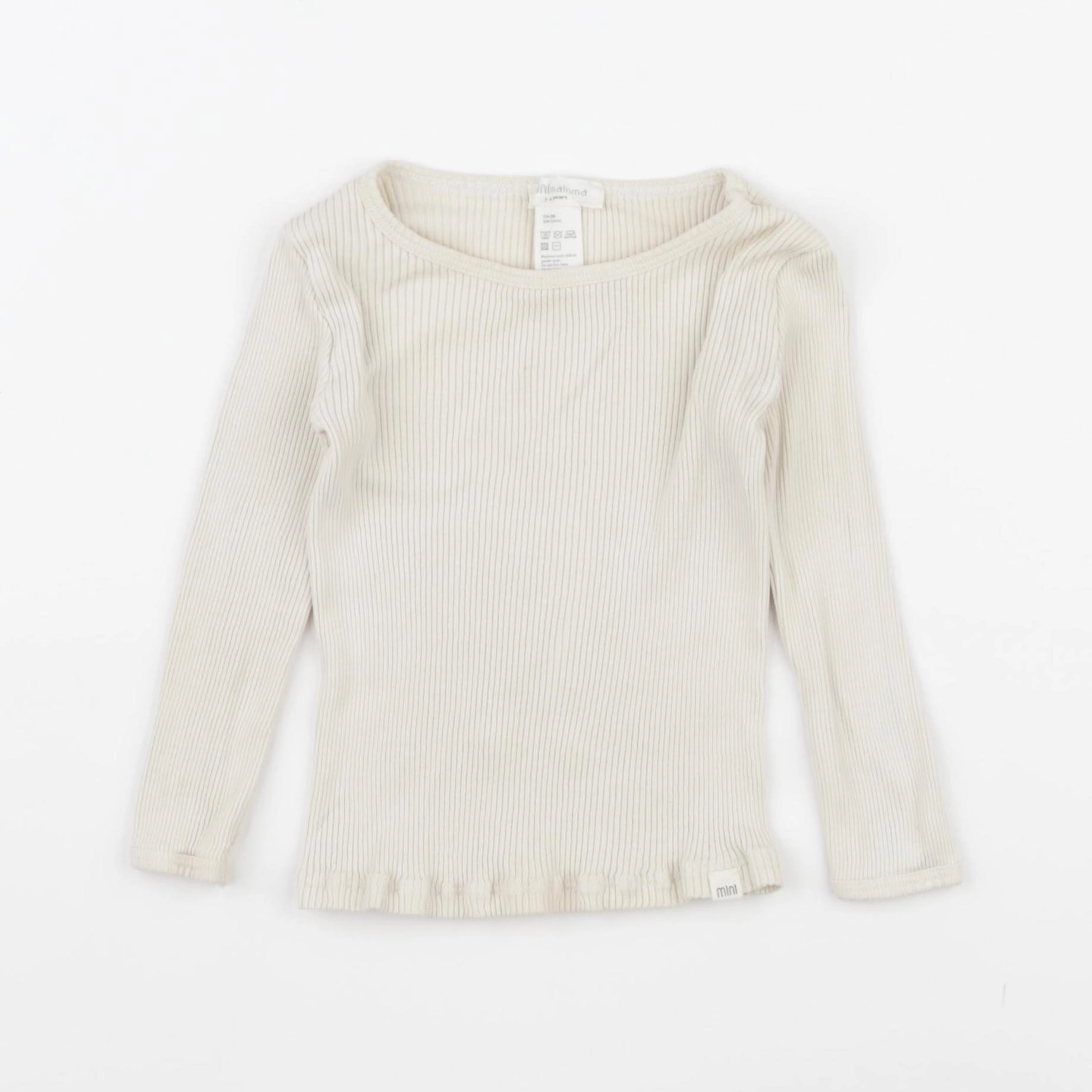 Minimalisma - tee-shirt beige - 3/4 ans