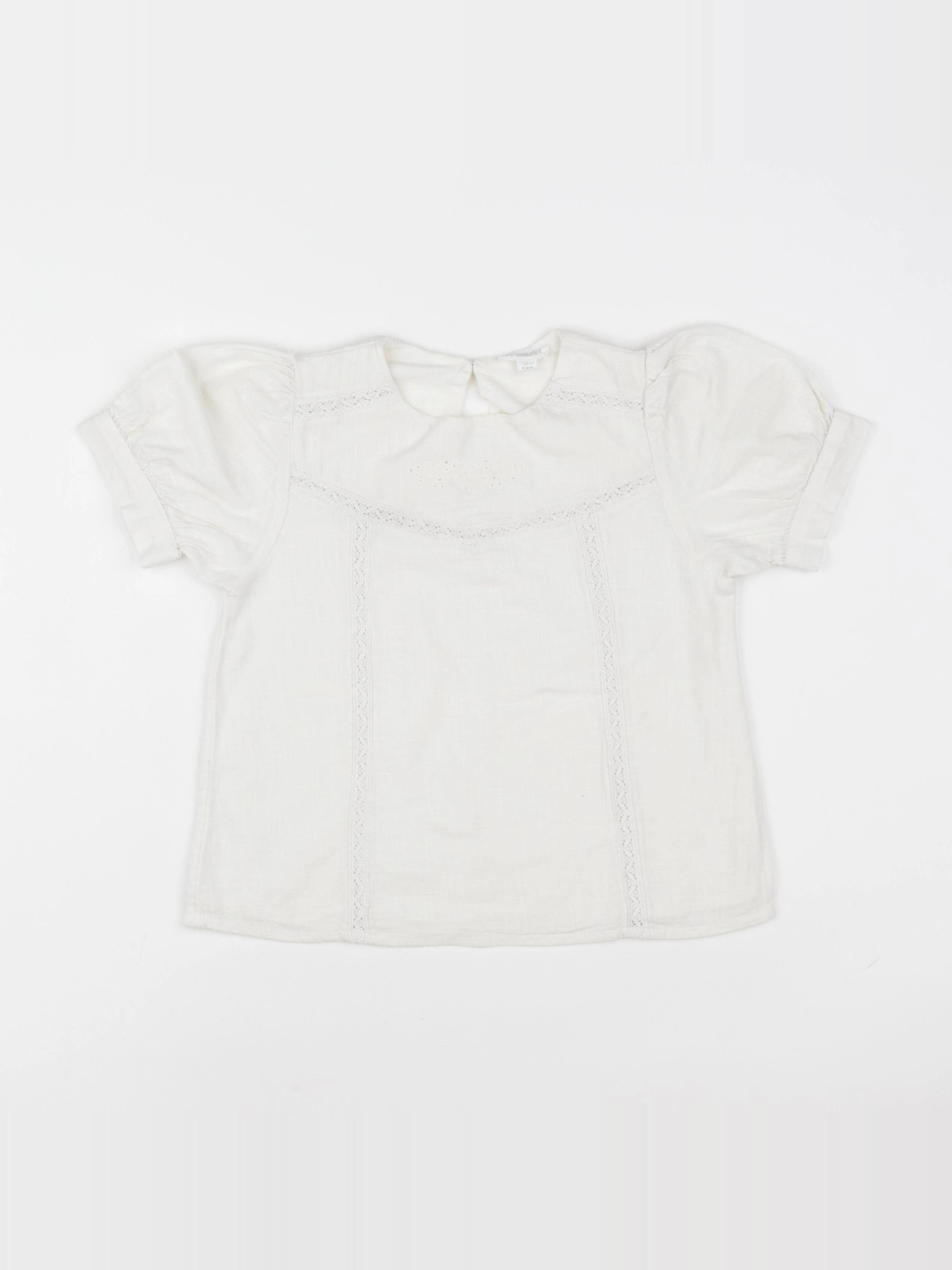 Vertbaudet - blouse blanc - 6 ans