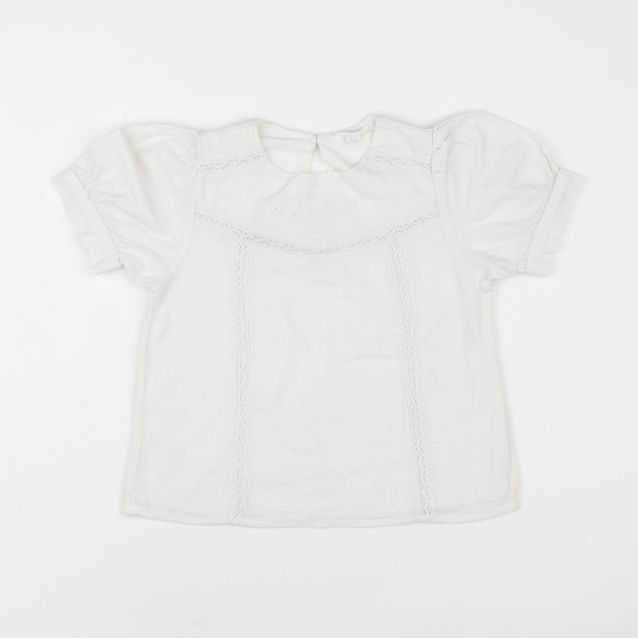 Vertbaudet - blouse blanc - 6 ans