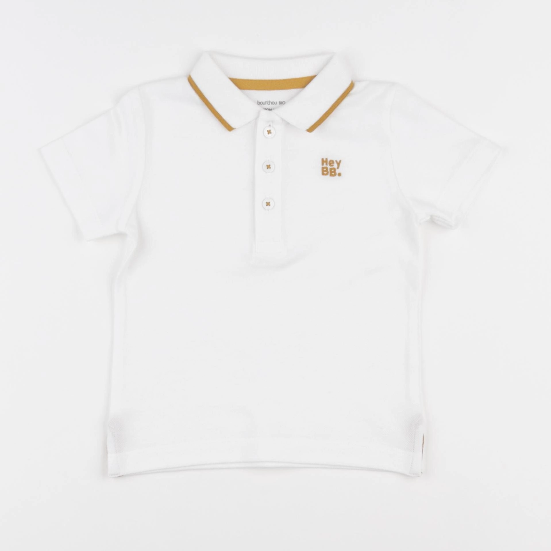 Boutchou - polo blanc - 18 mois