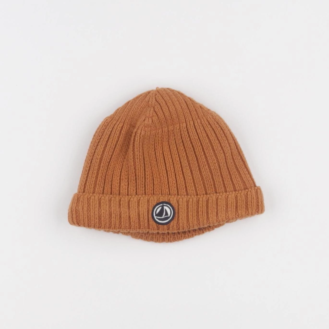 Petit Bateau - bonnet marron - 12/18 mois