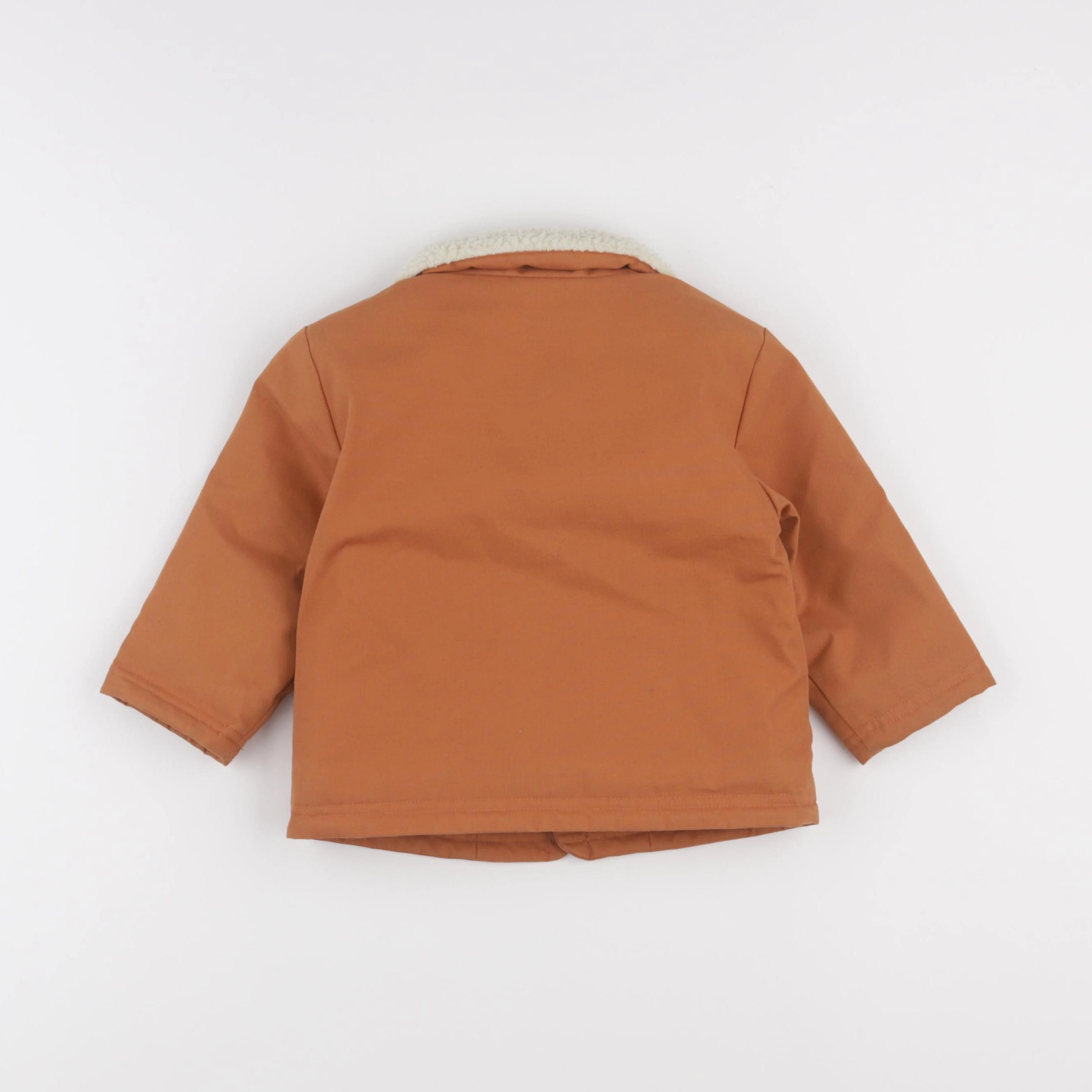 Petit Bateau - parka marron - 18 mois