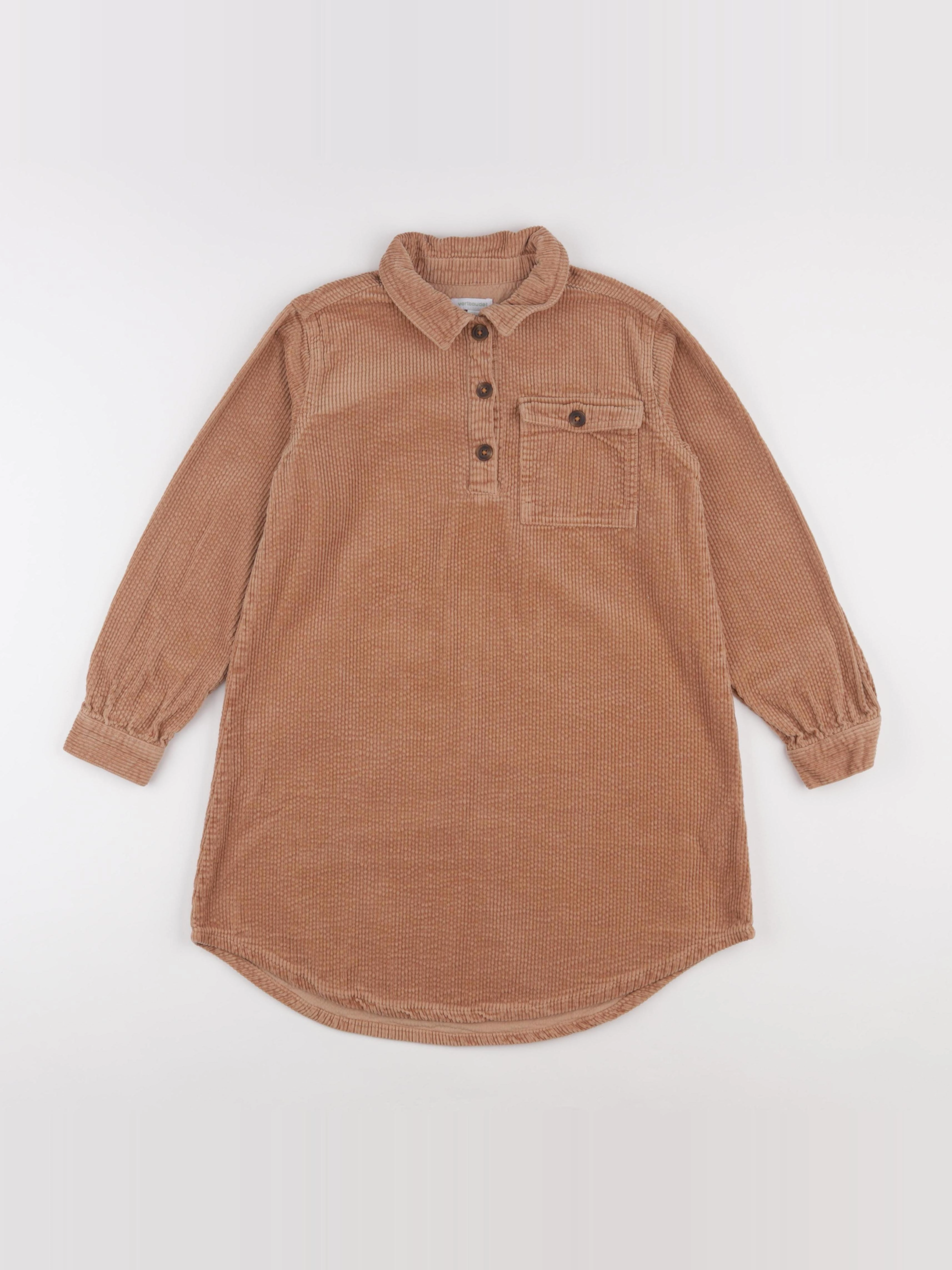 Vertbaudet - robe marron - 10 ans