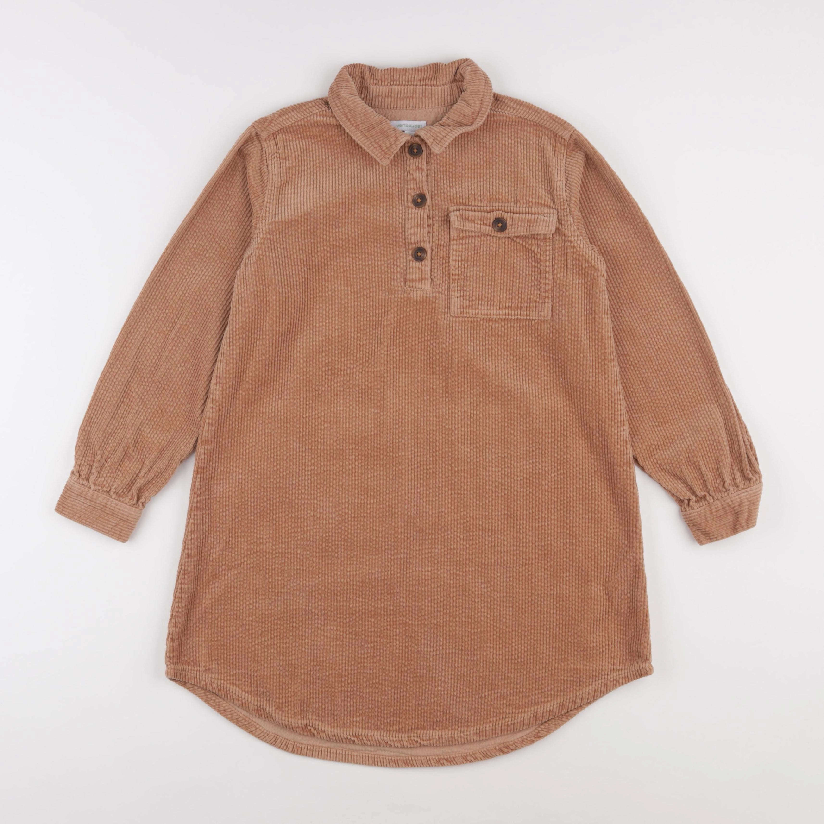Vertbaudet - robe marron - 10 ans