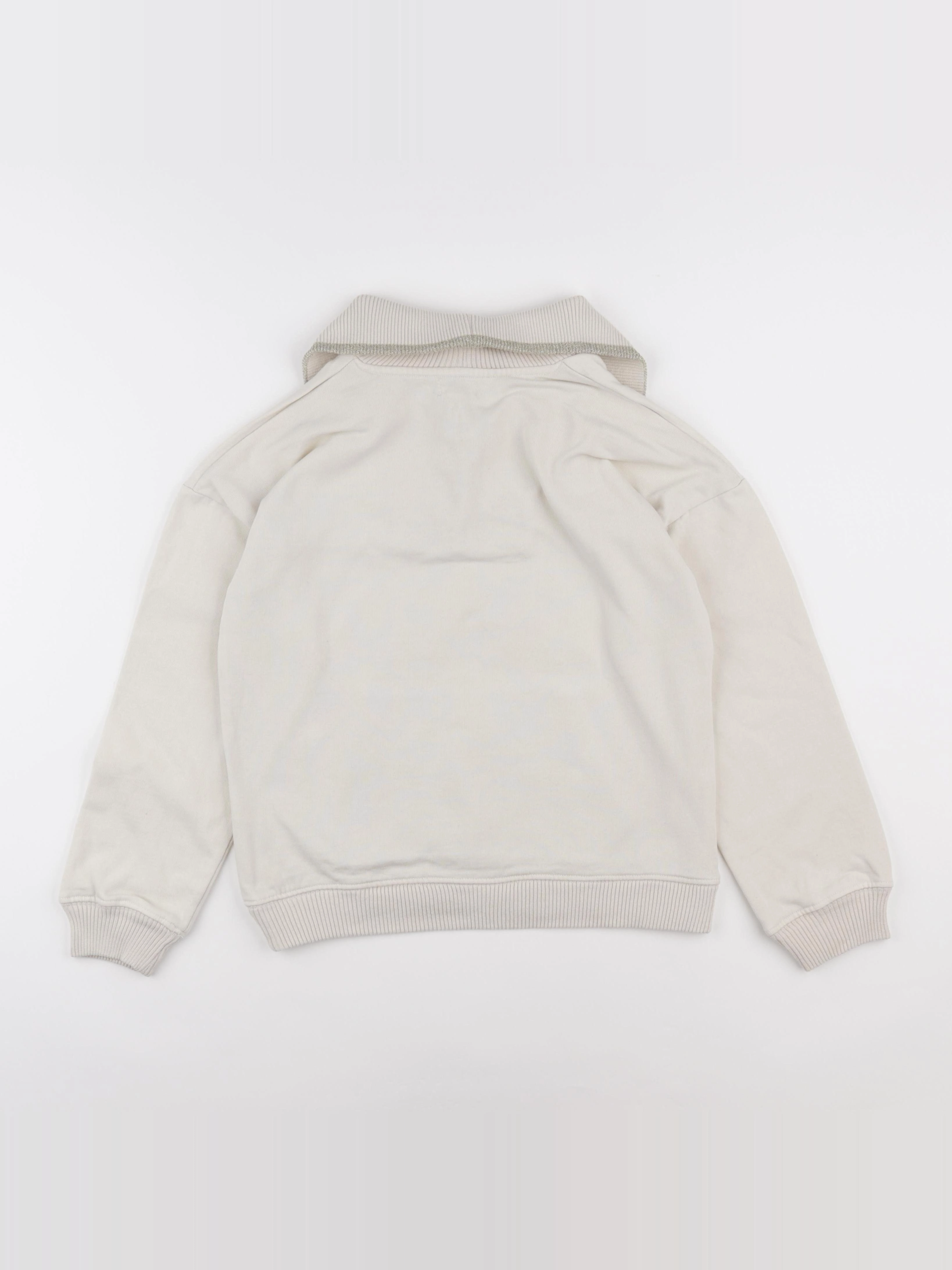 Vertbaudet - sweat beige - 12 ans