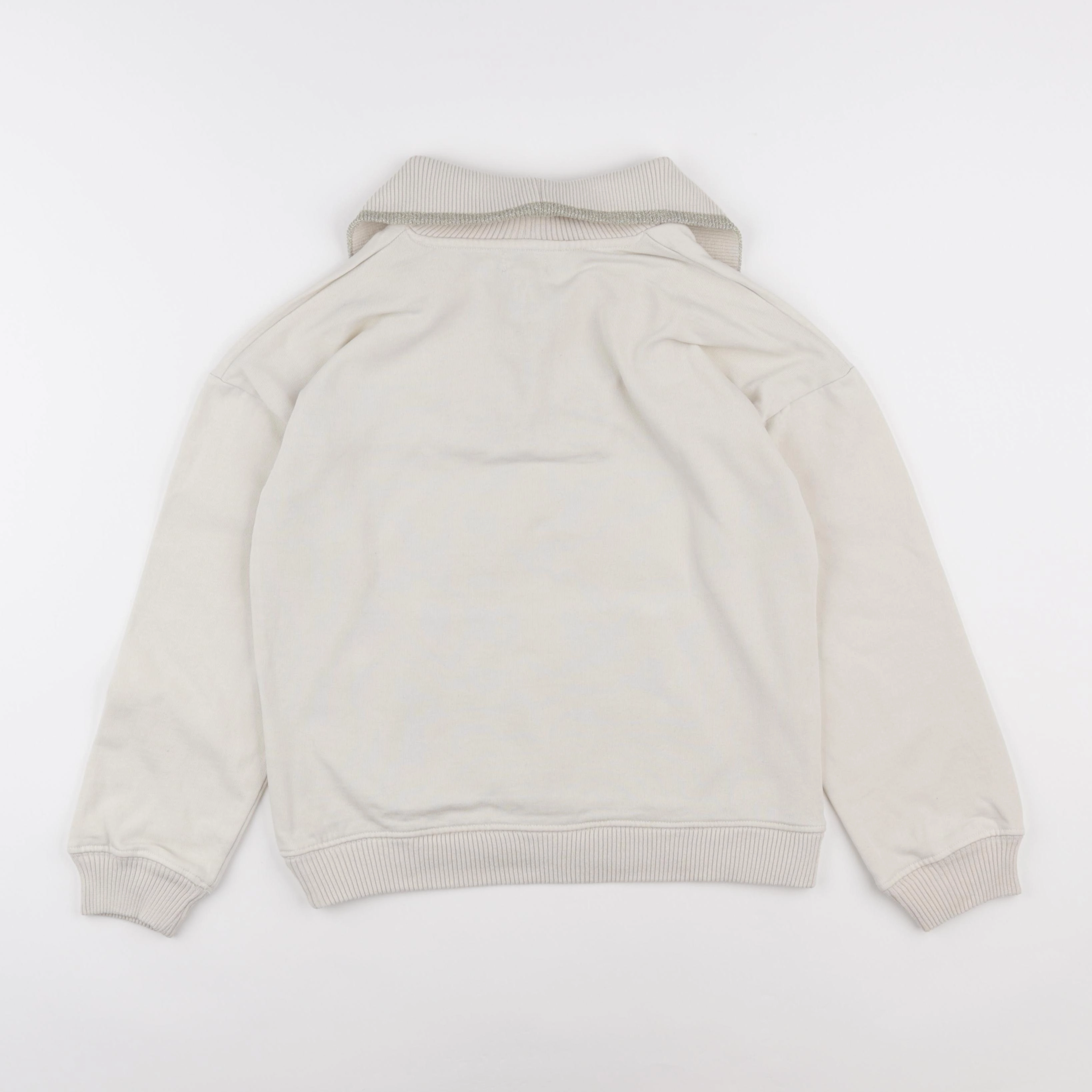 Vertbaudet - sweat beige - 12 ans