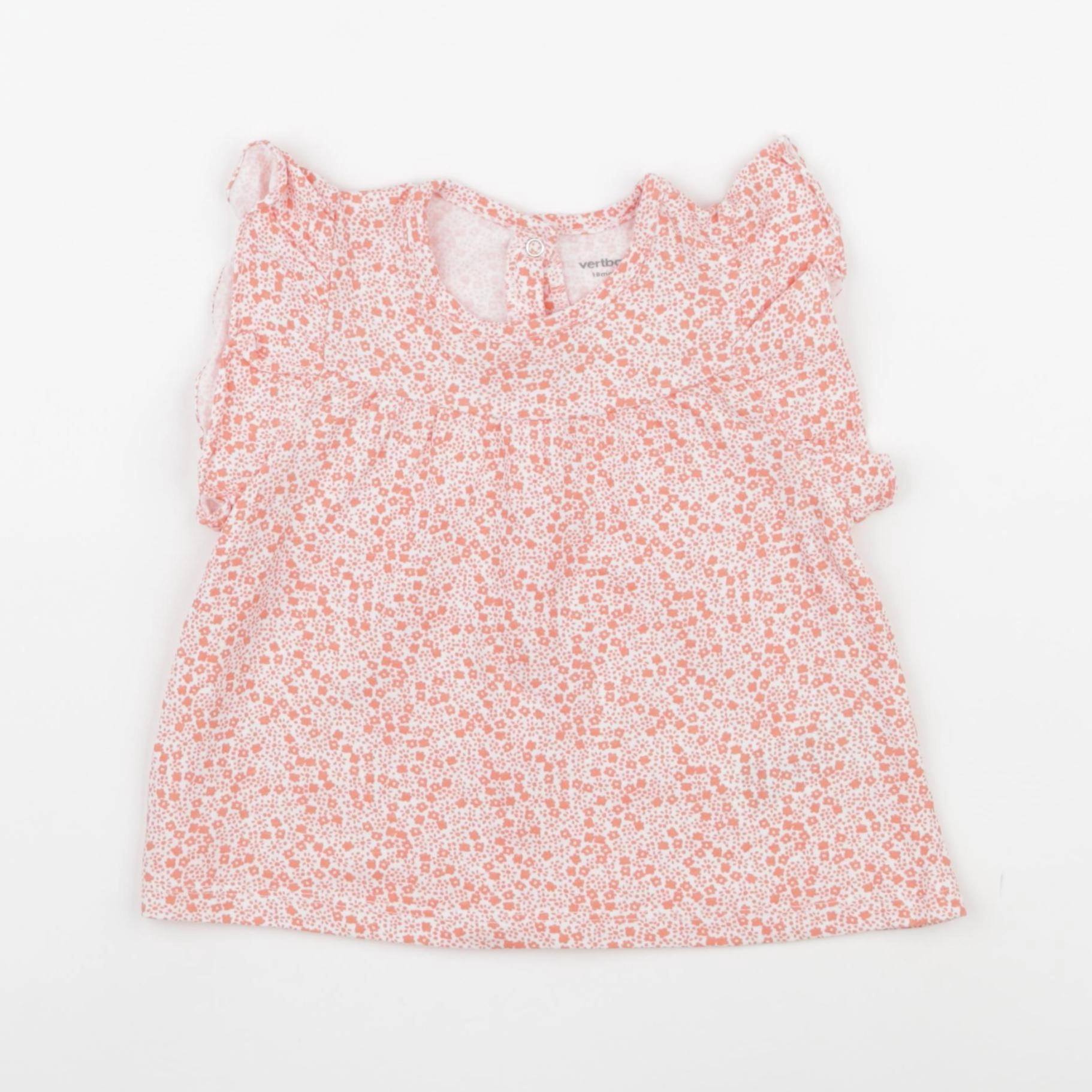 Vertbaudet - tee-shirt orange - 18 mois