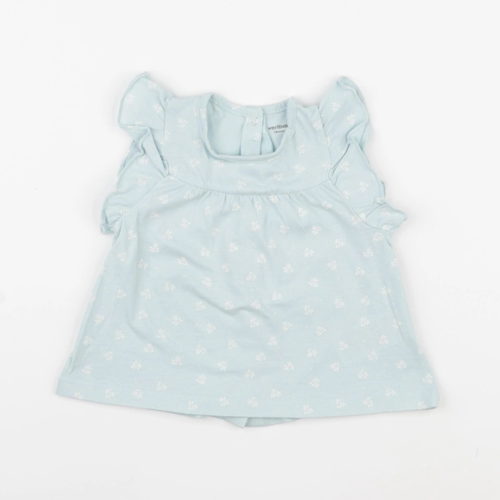 Vertbaudet - tee-shirt bleu - 18 mois