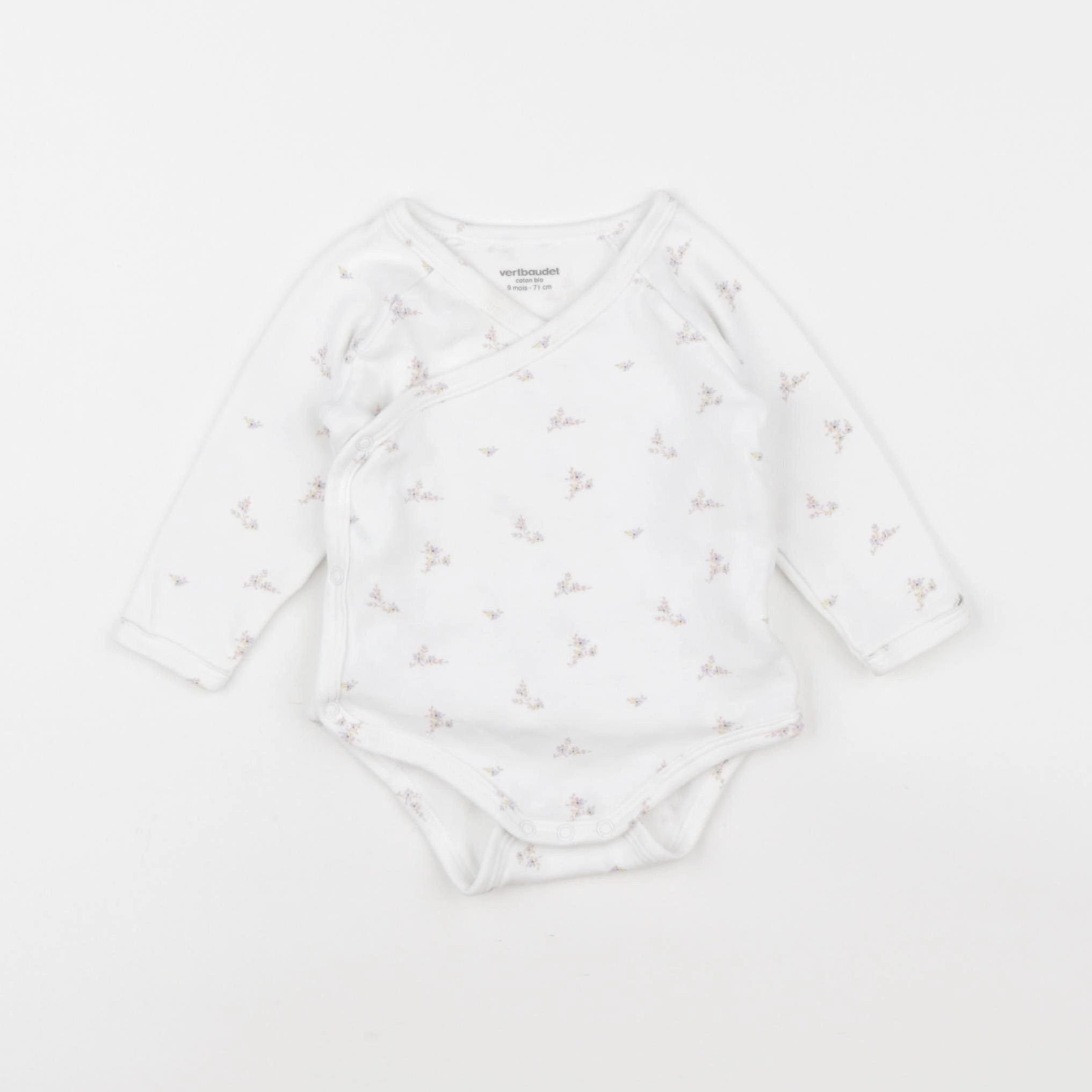 Vertbaudet - body blanc - 9 mois