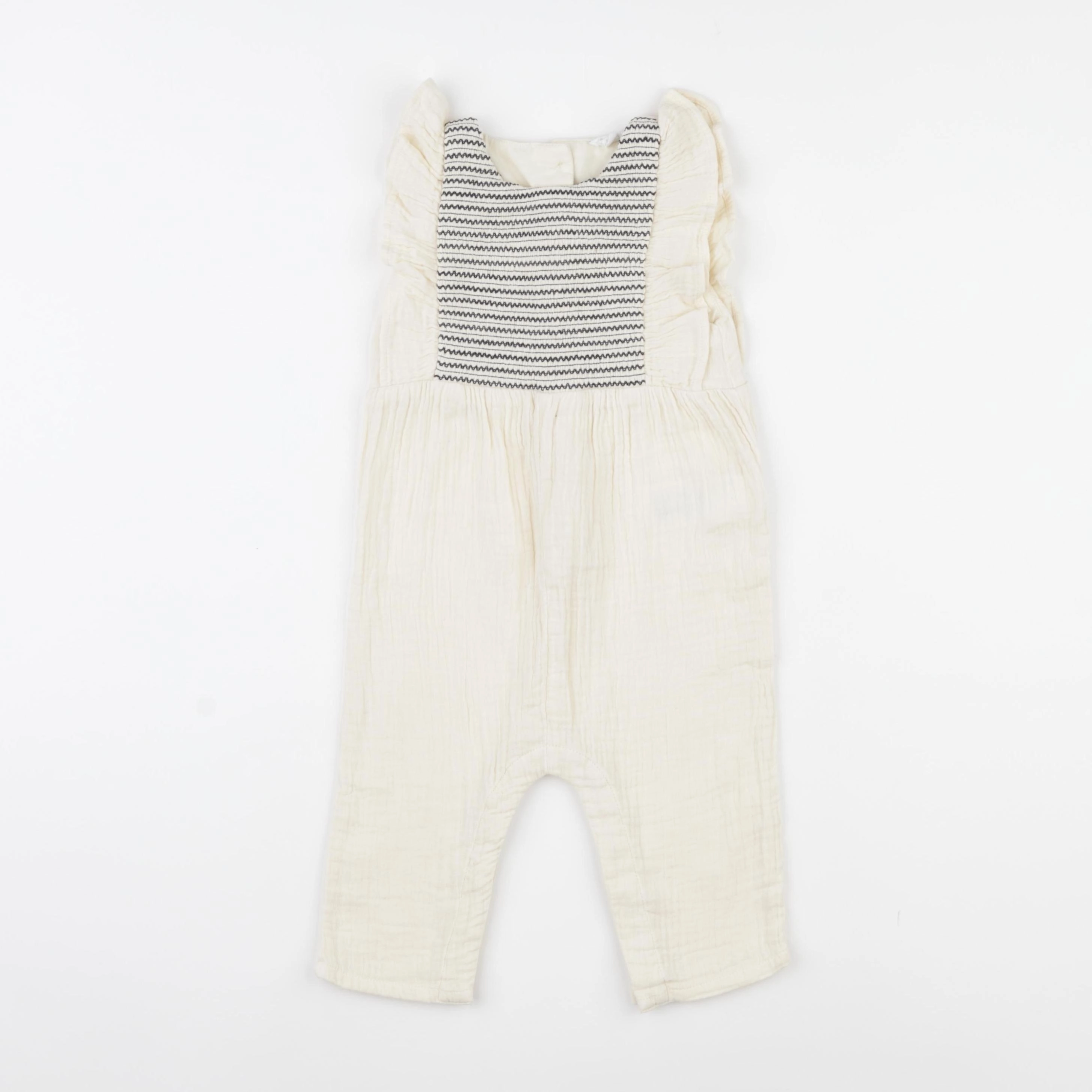 Vertbaudet - combinaison beige - 12 mois