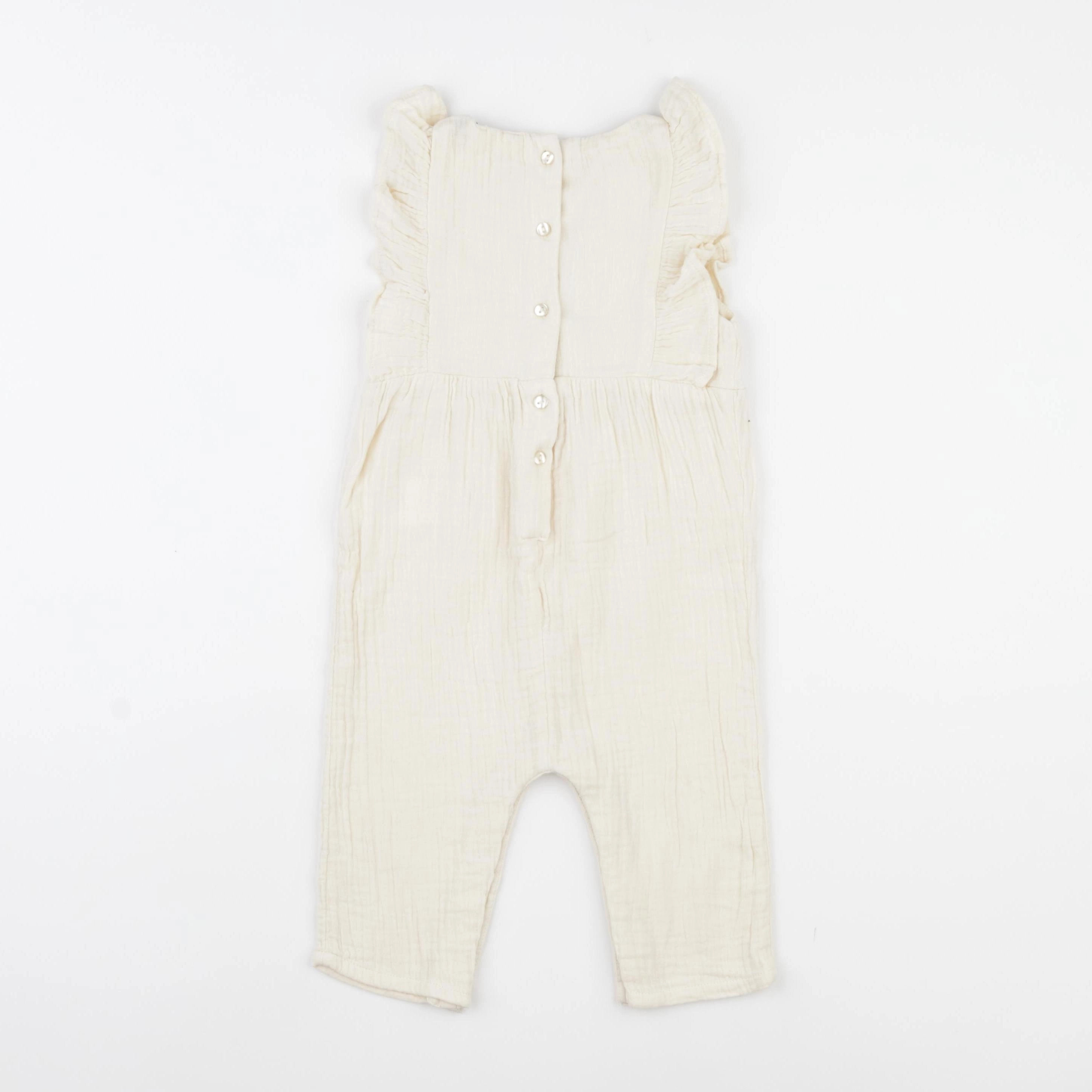 Vertbaudet - combinaison beige - 12 mois