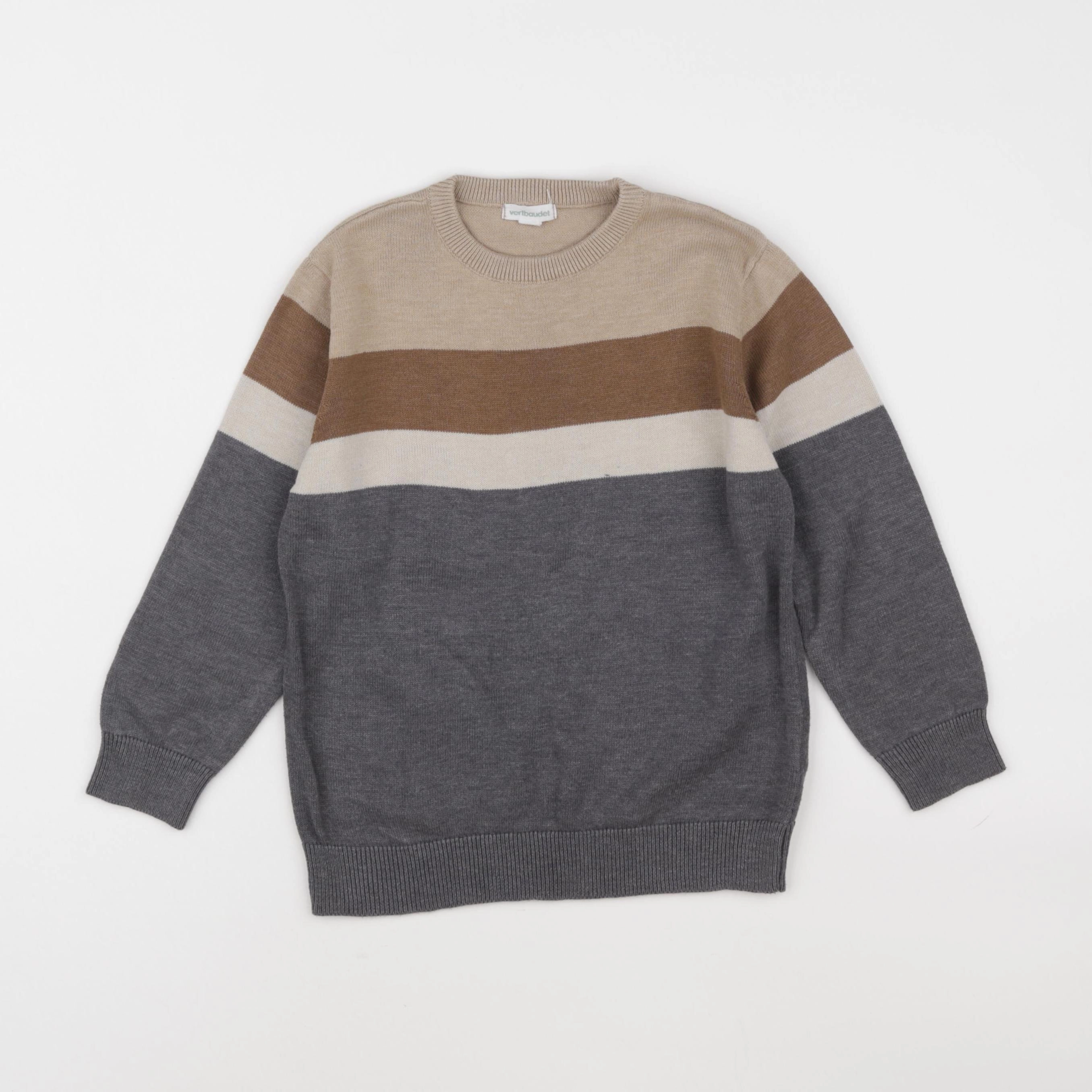 Vertbaudet - pull marron - 6 ans