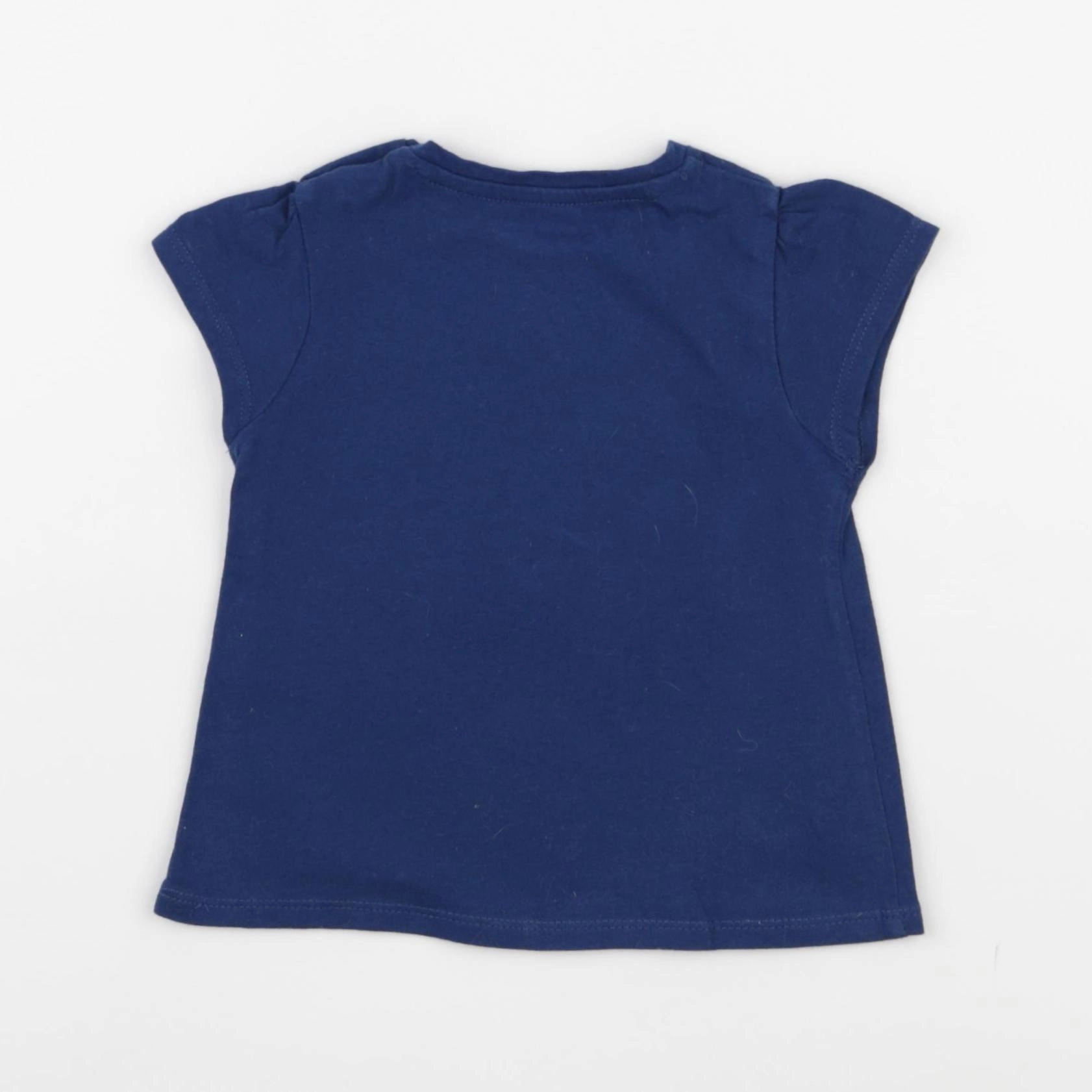 Vertbaudet - tee-shirt bleu - 6 mois