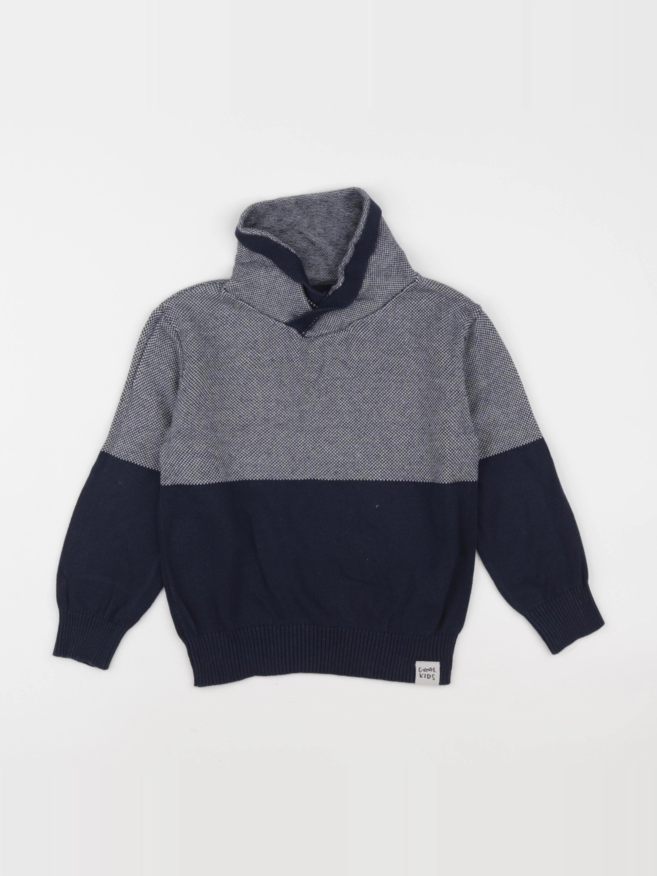 Vertbaudet - pull bleu - 6 ans