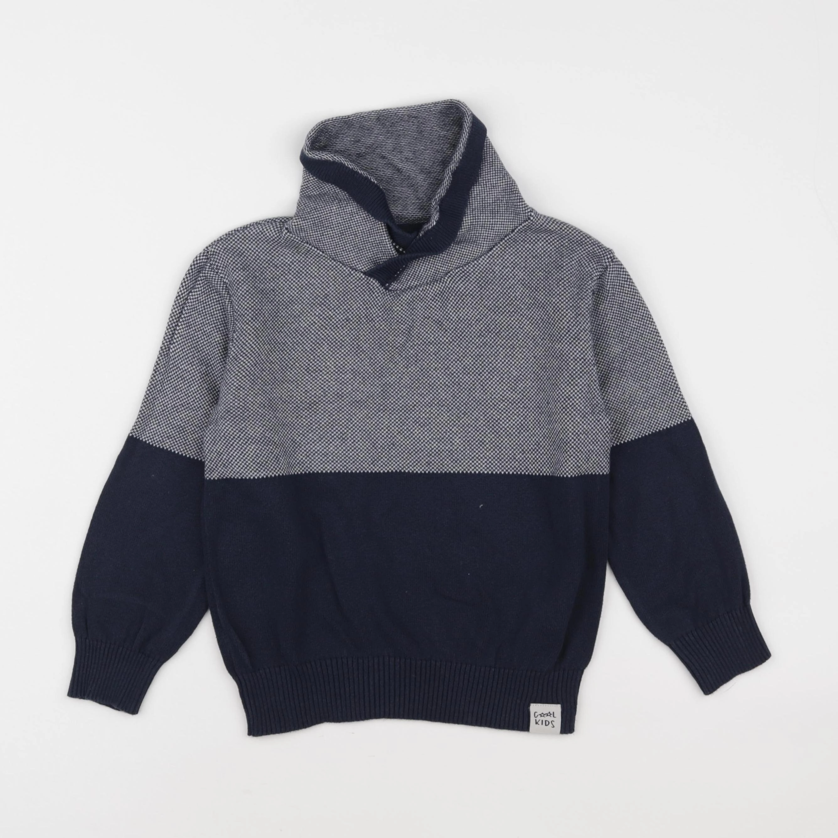 Vertbaudet - pull bleu - 6 ans