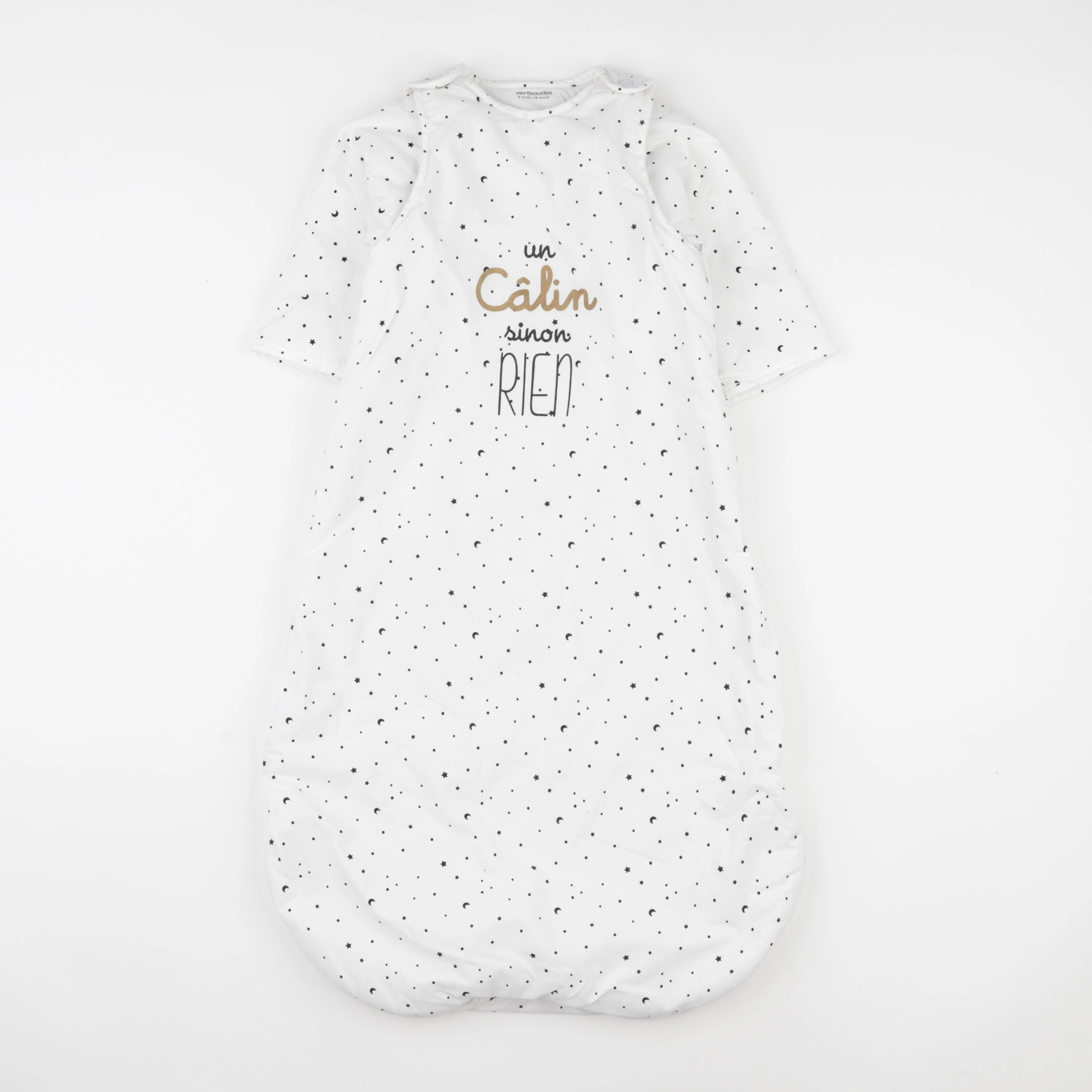 Vertbaudet - gigoteuse blanc - 6/18 mois