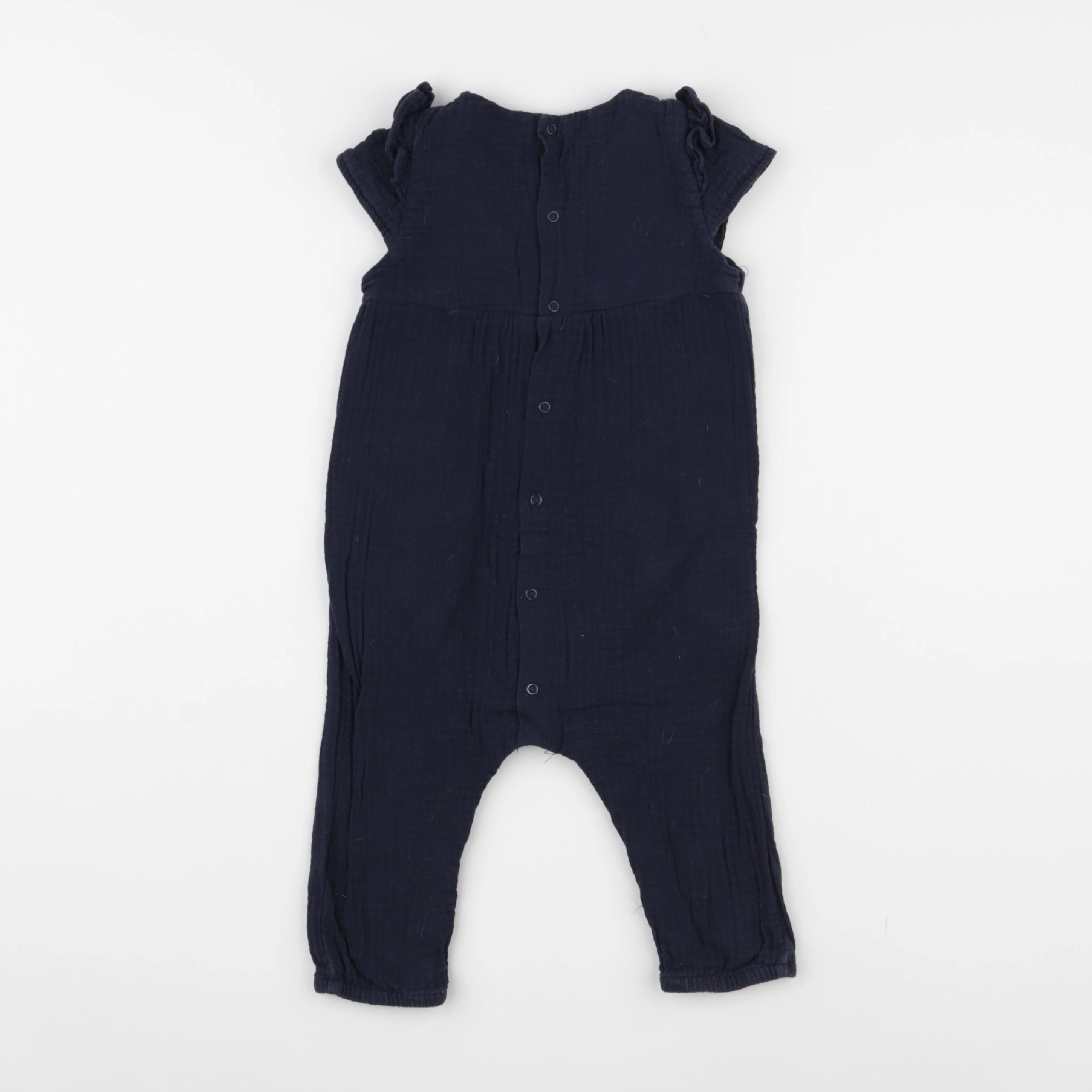 Vertbaudet - combinaison bleu - 12 mois