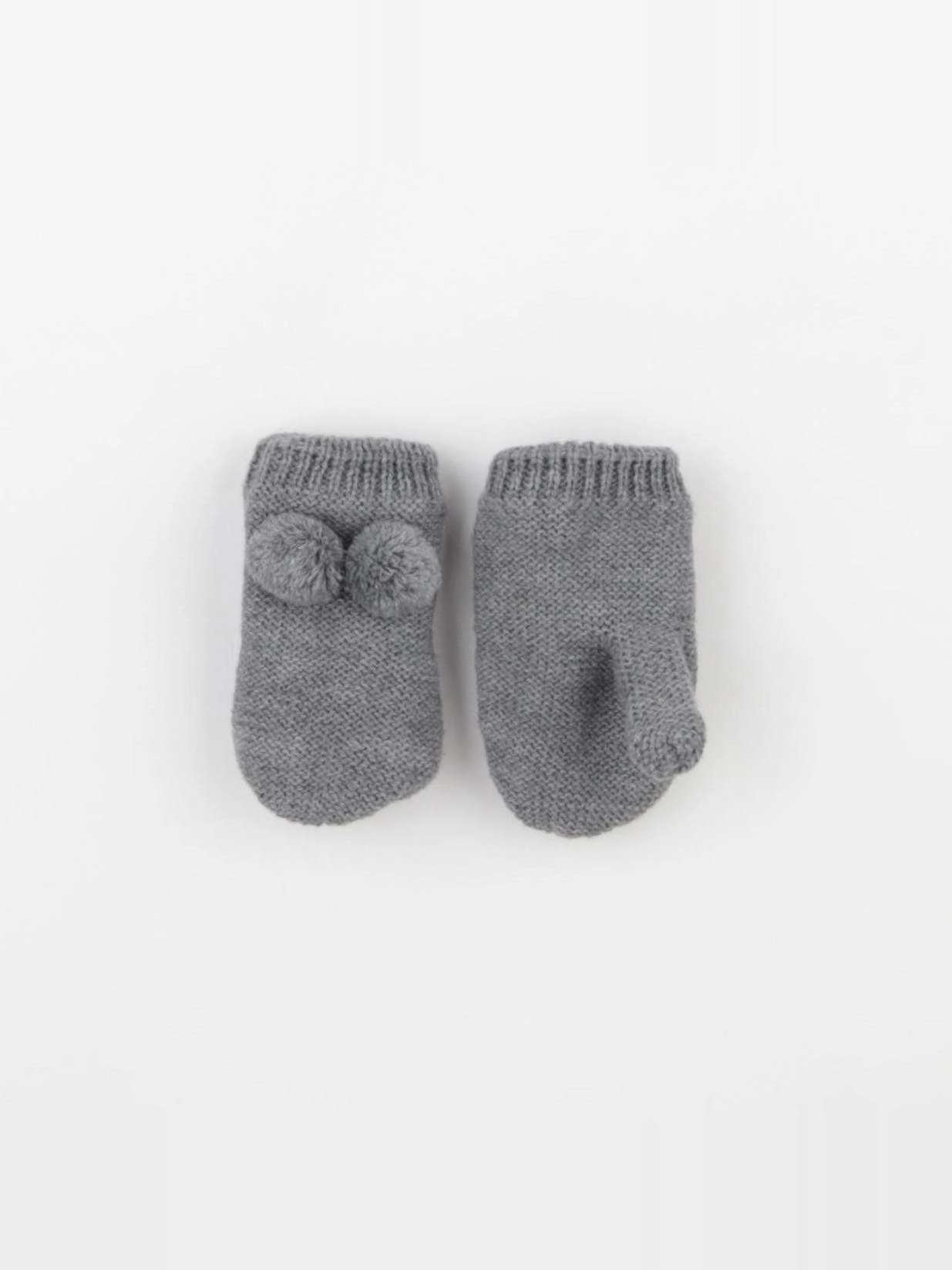 Vertbaudet - moufles gris - 24/36 mois