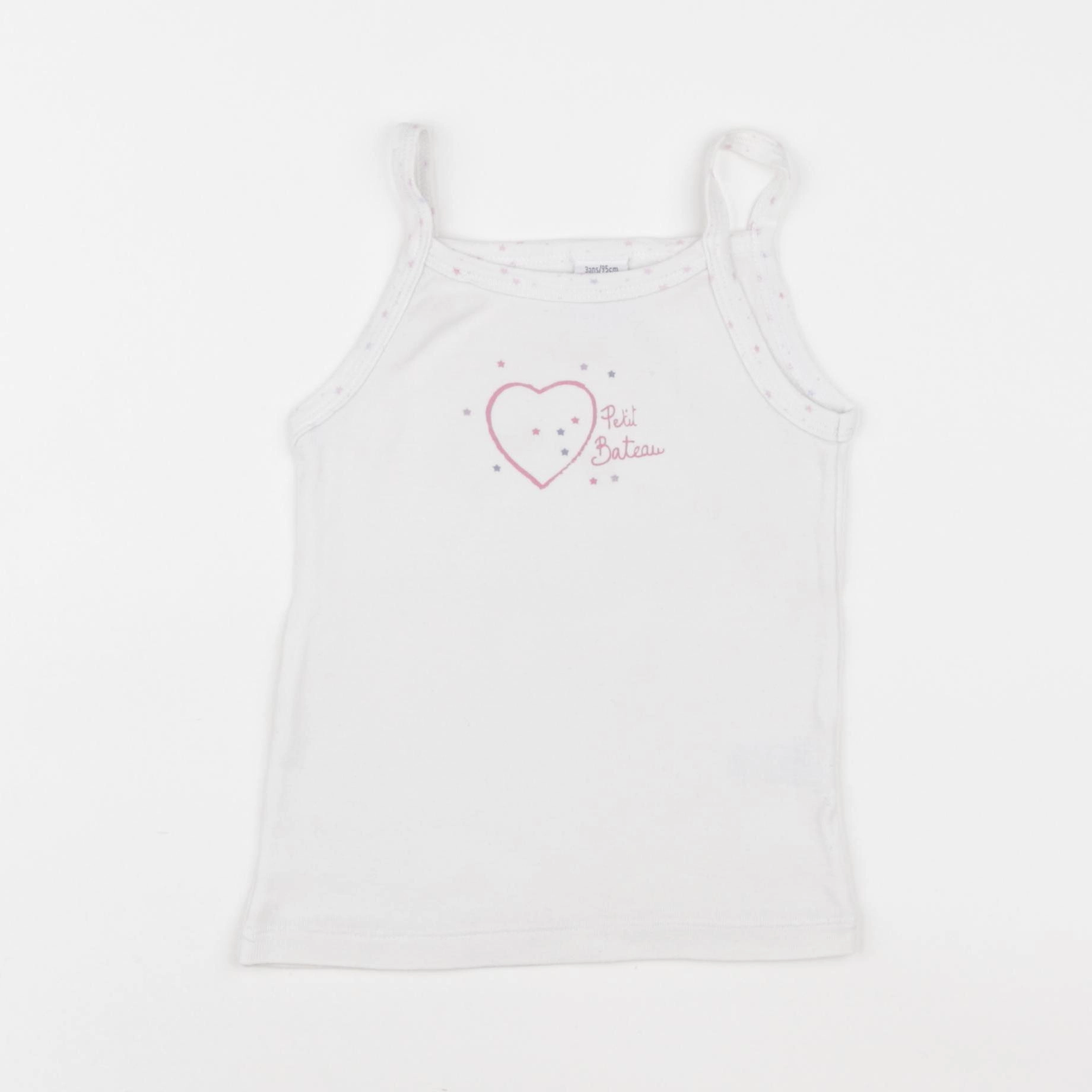 Petit Bateau - maillot de corps blanc - 3 ans