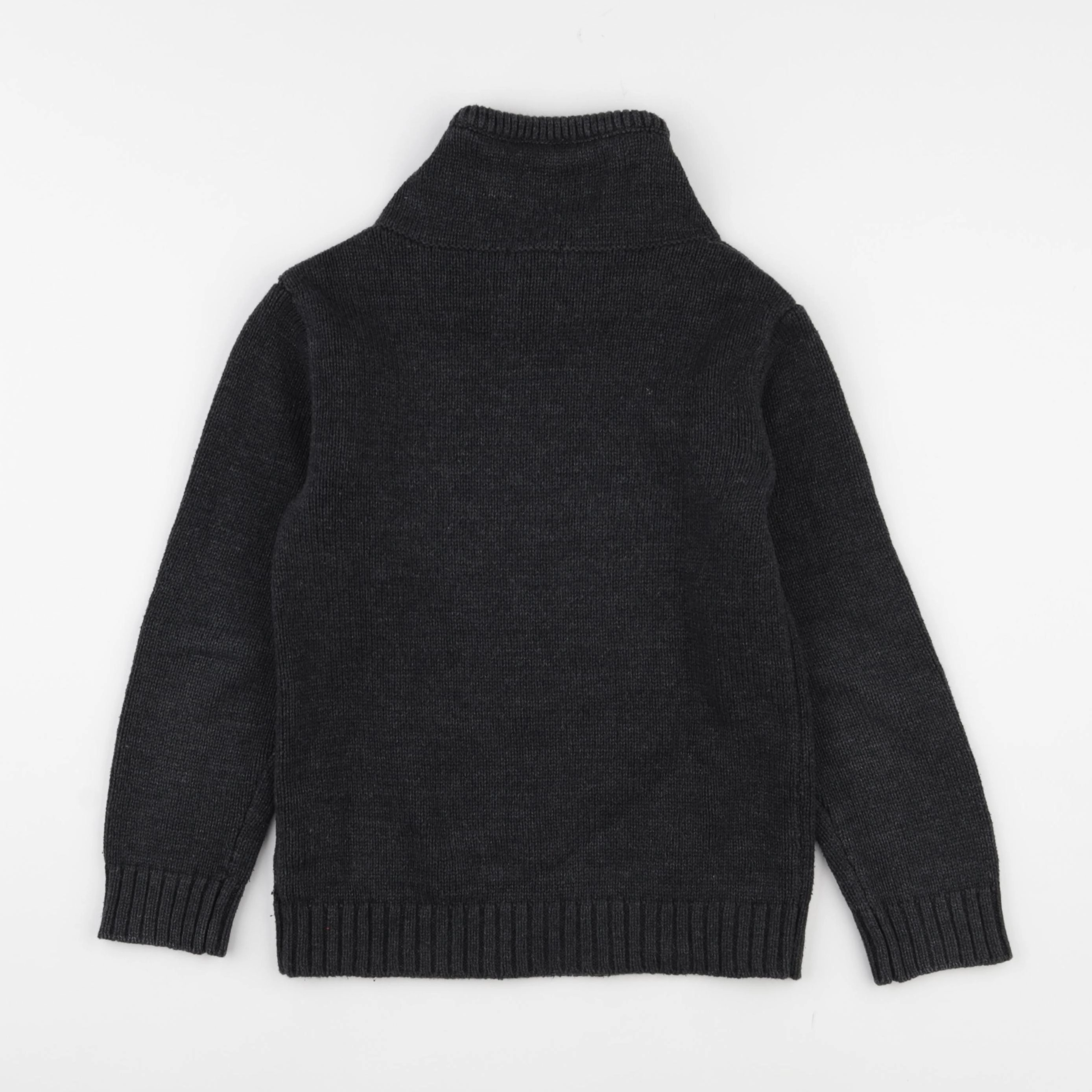 Vertbaudet - pull gris - 8 ans