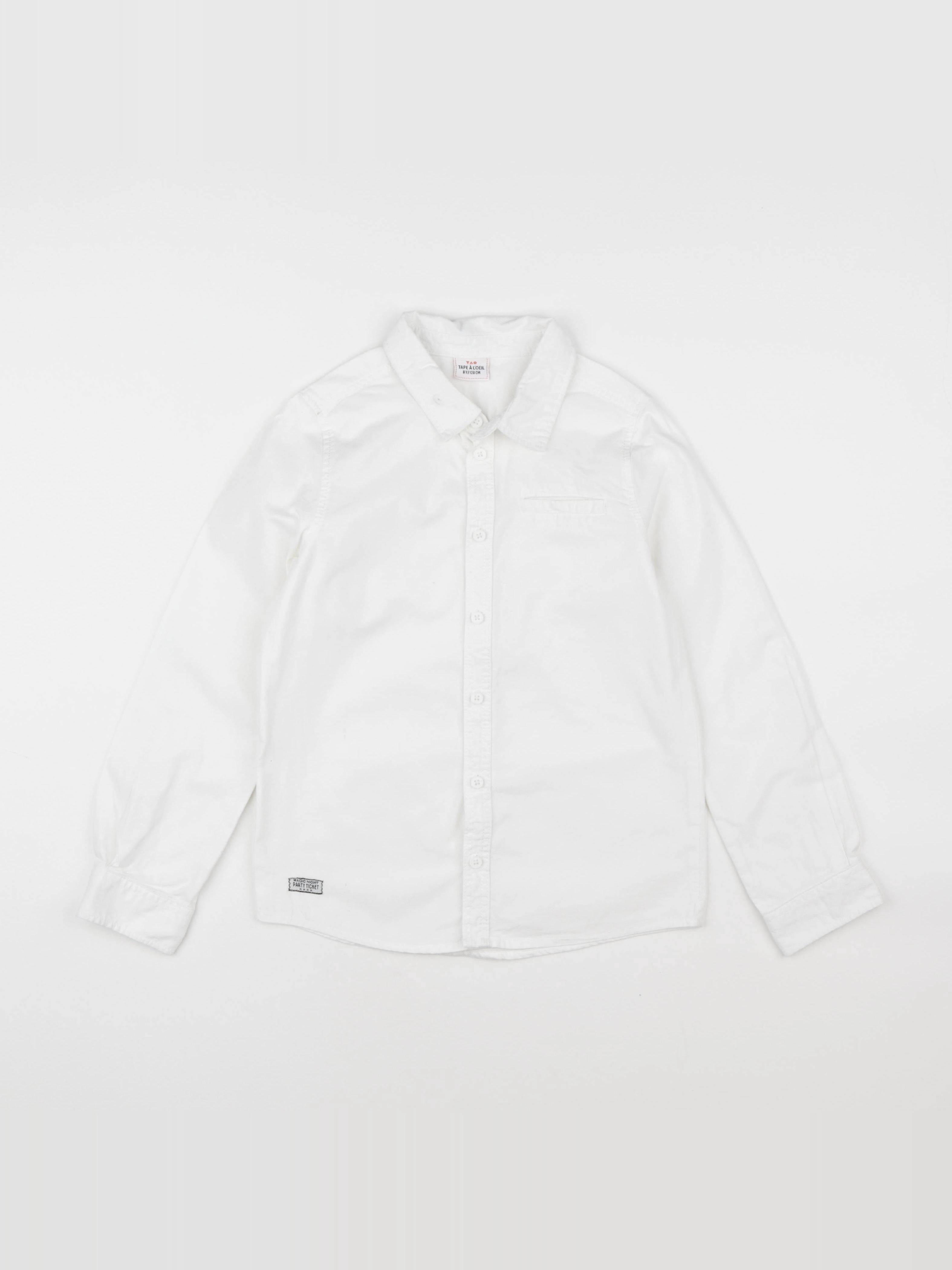 Tape à l'oeil - chemise blanc - 8 ans