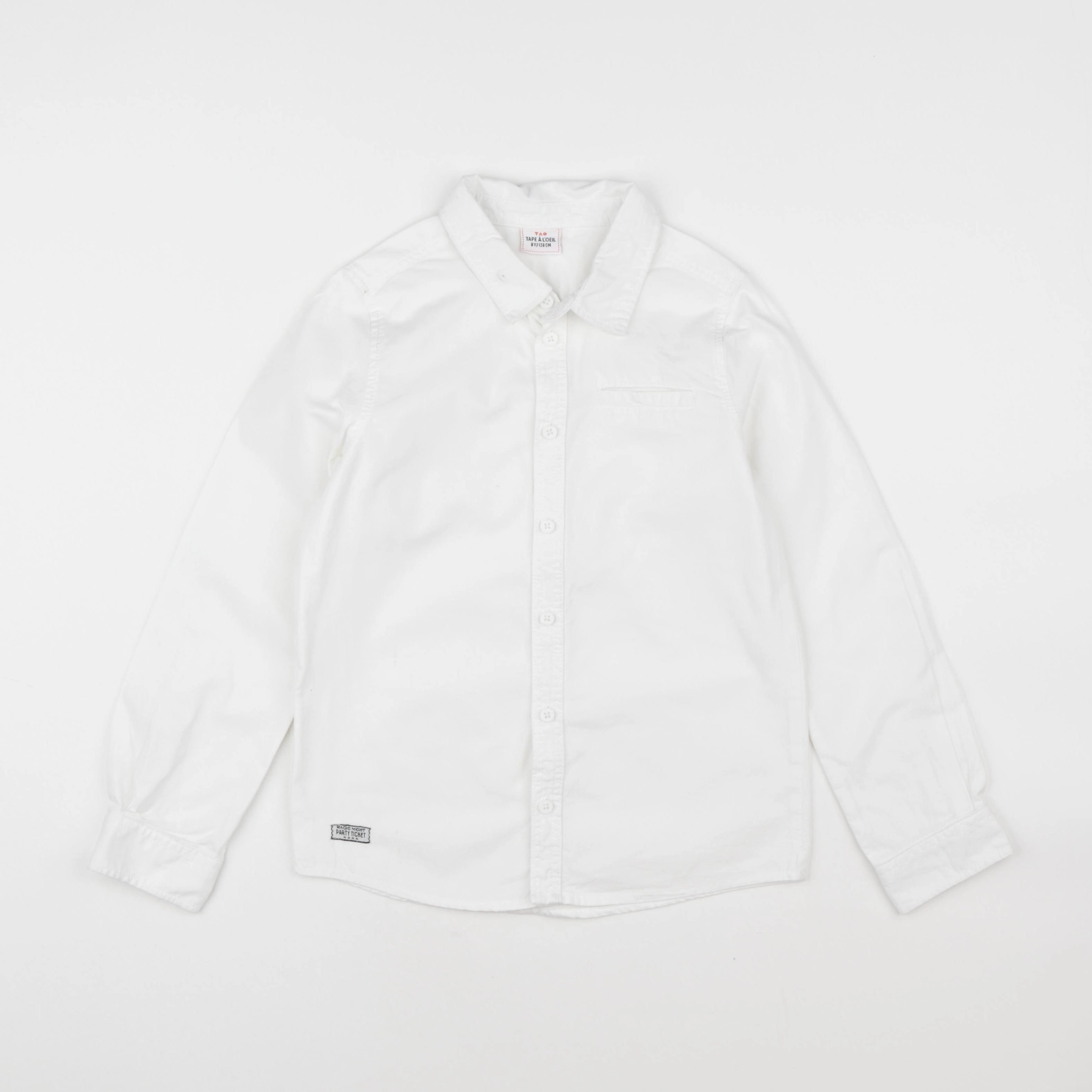 Tape à l'oeil - chemise blanc - 8 ans