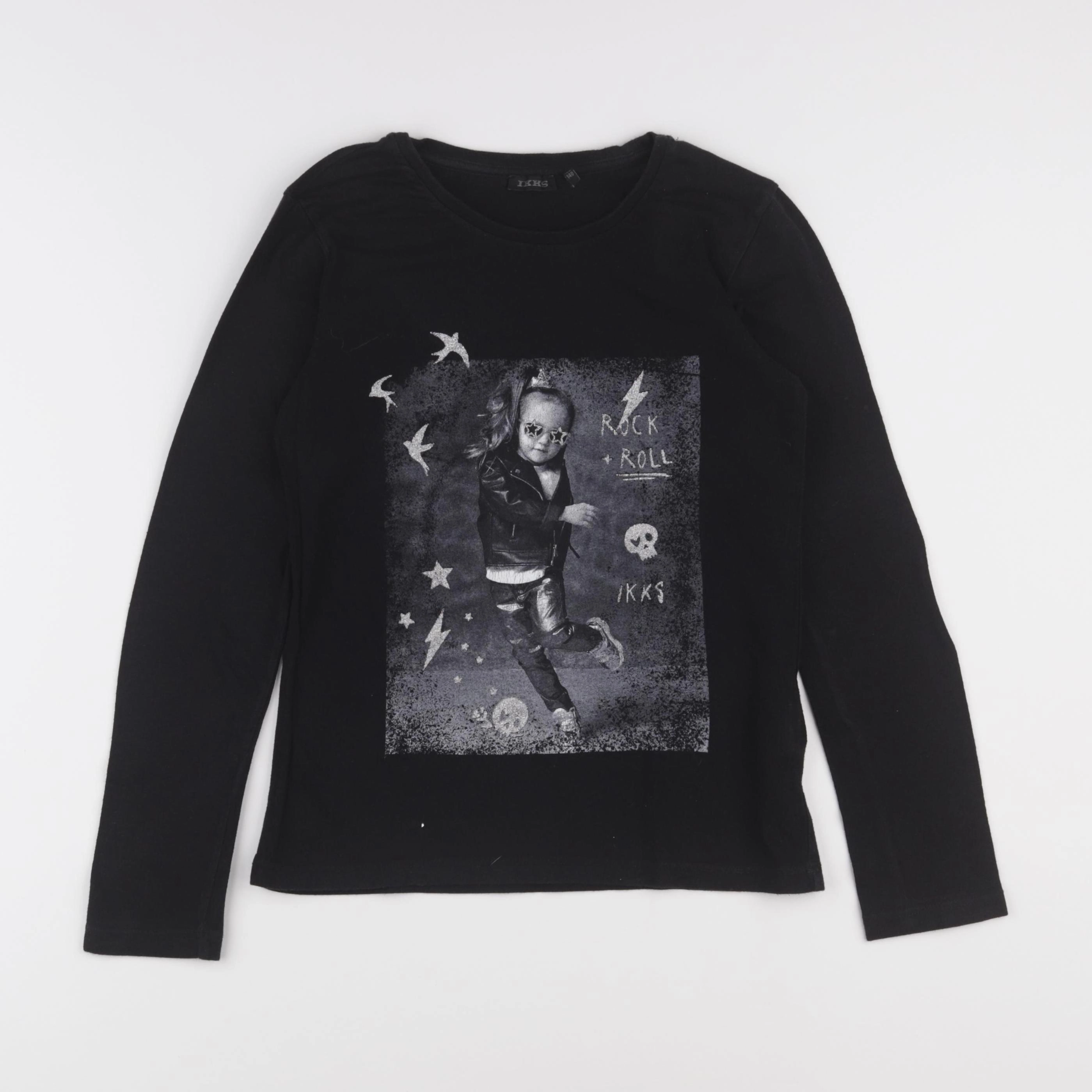 IKKS - tee-shirt noir - 10 ans