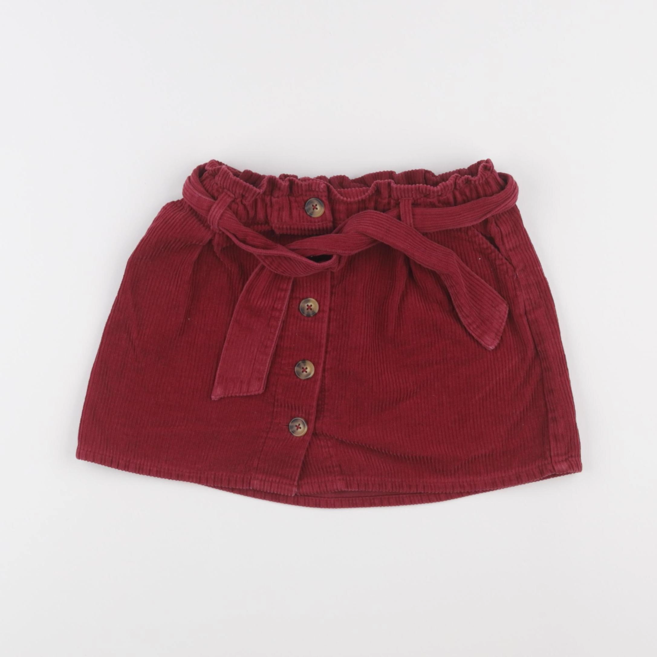 Vertbaudet - jupe rouge - 8 ans