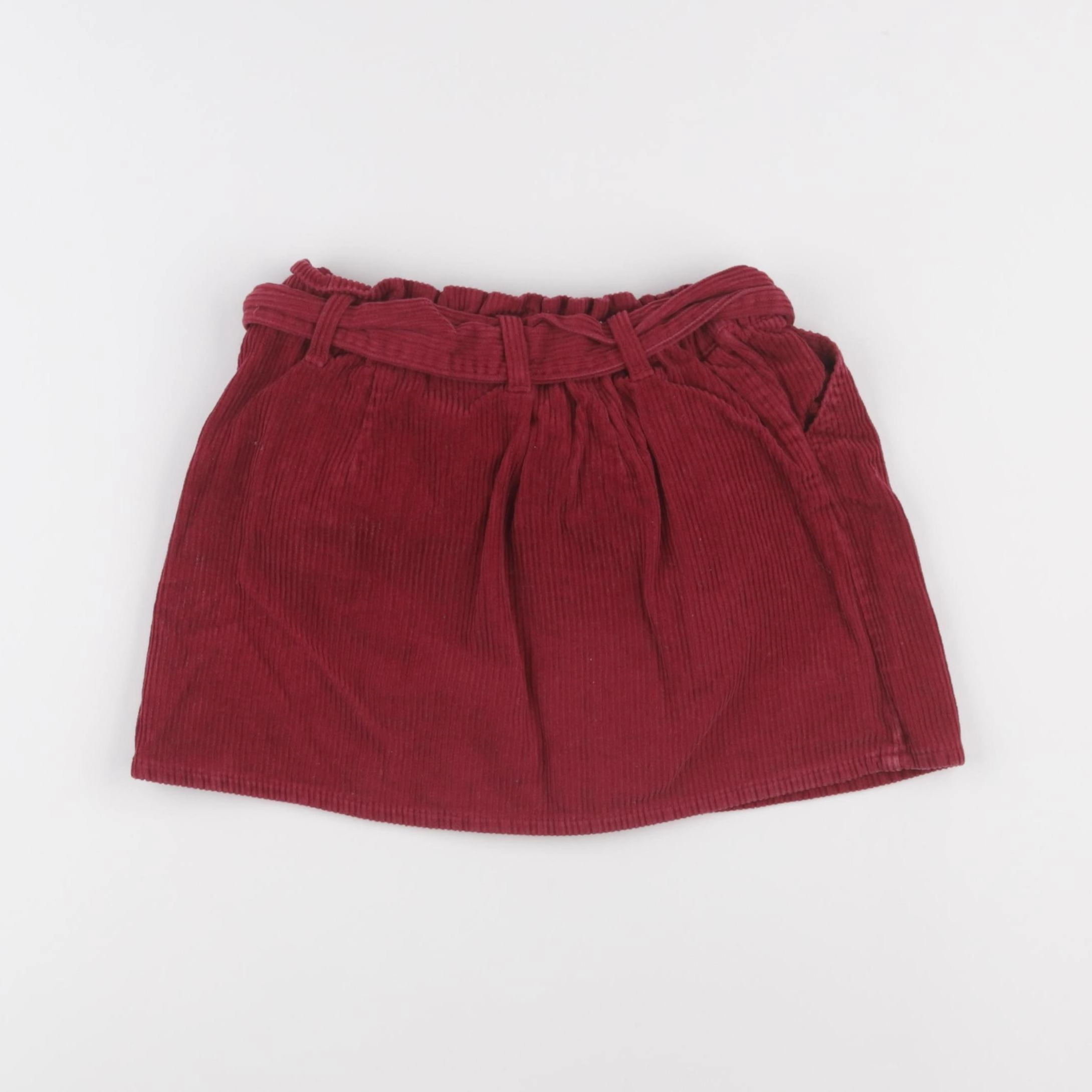 Vertbaudet - jupe rouge - 8 ans