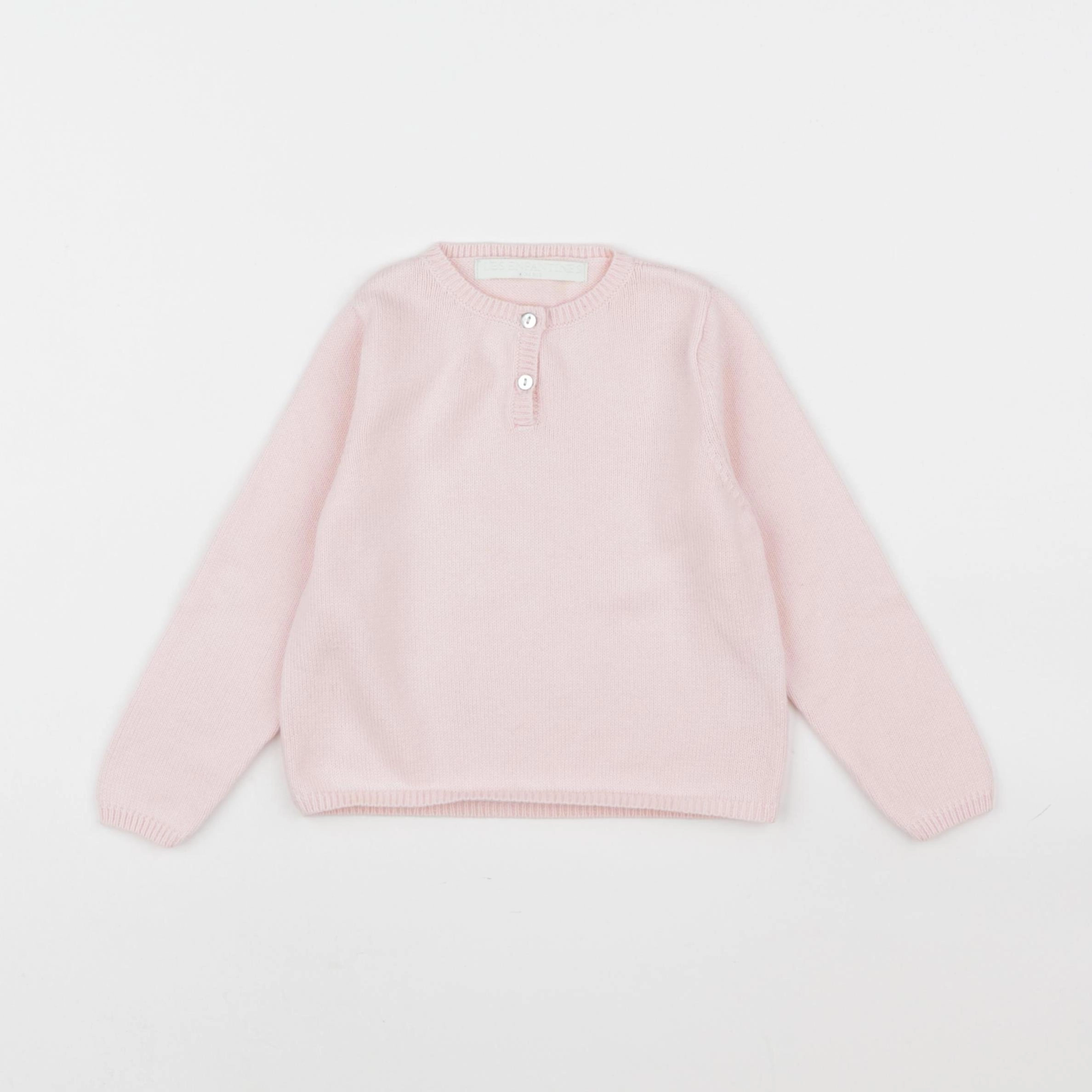Les Enfantines - pull rose - 2 ans